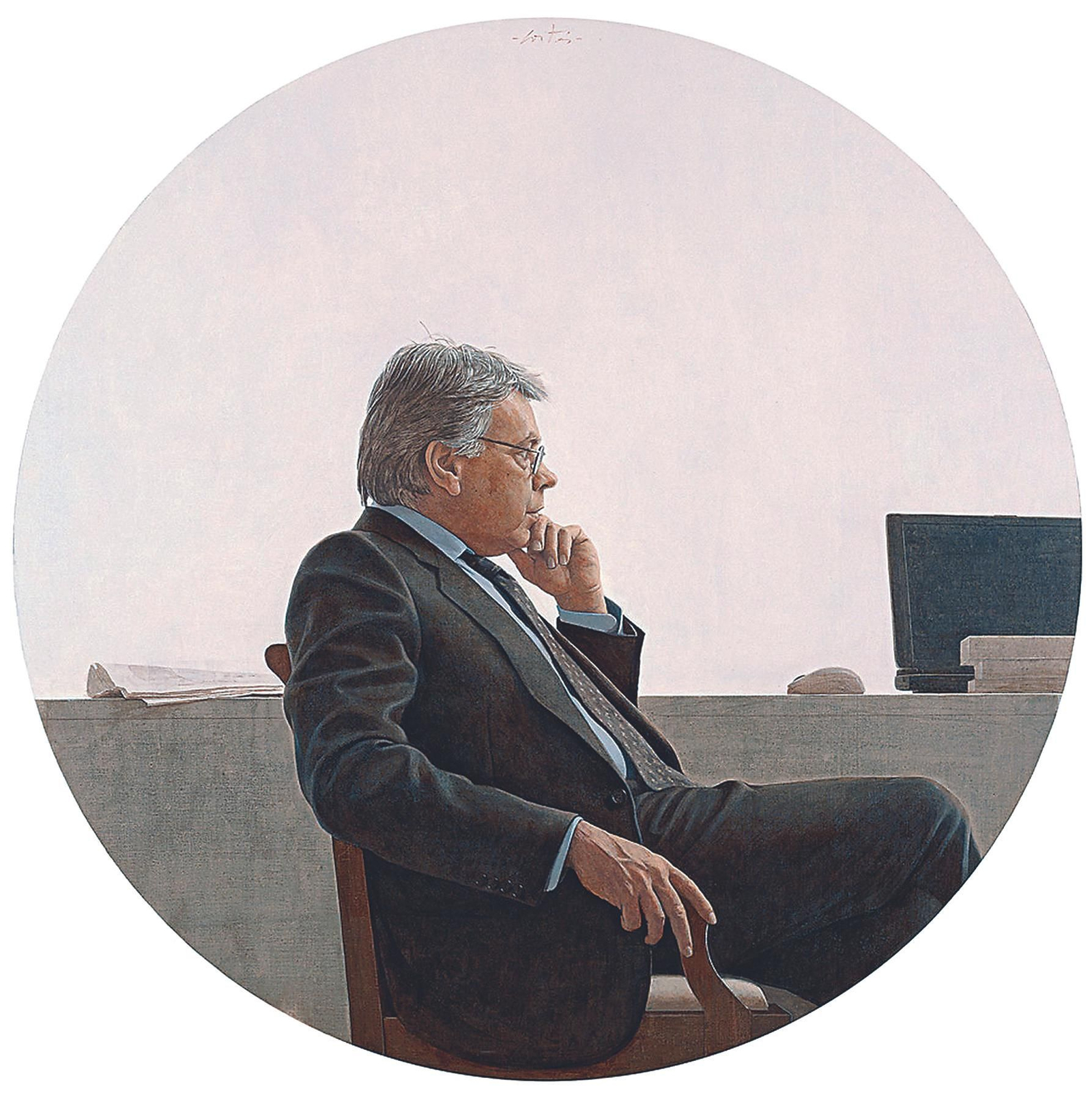 RETRATO DE FELIPE GONZÁLEZ de Hernán Cortés