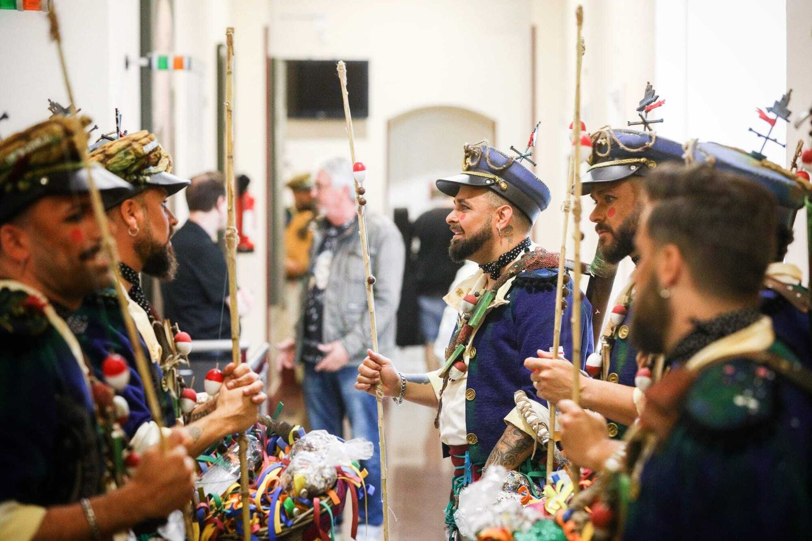 Ambiente en camerinos