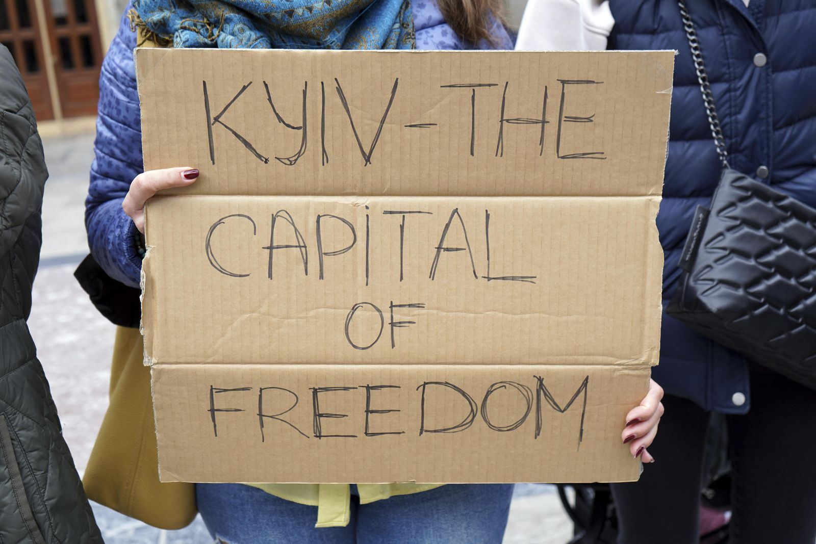 Así ha sido la concentración de solidaridad con el pueblo ucraniano en Granada