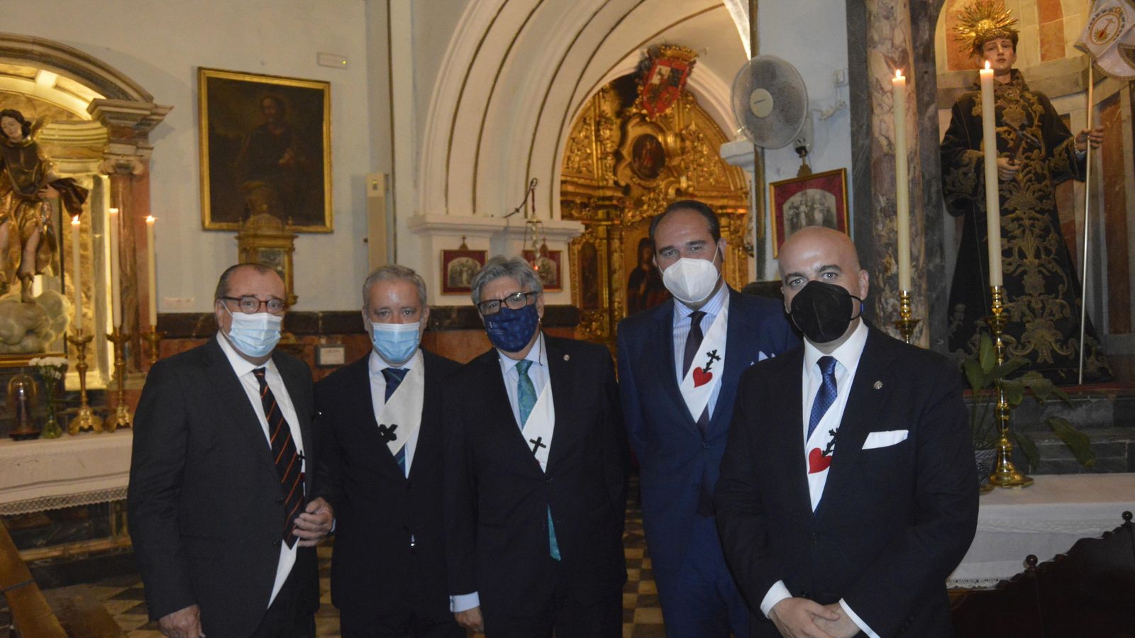 José María Otero, Carlos Alarcón, José Adolfo Baturone,  Javier Pavón y Pablo Durio.