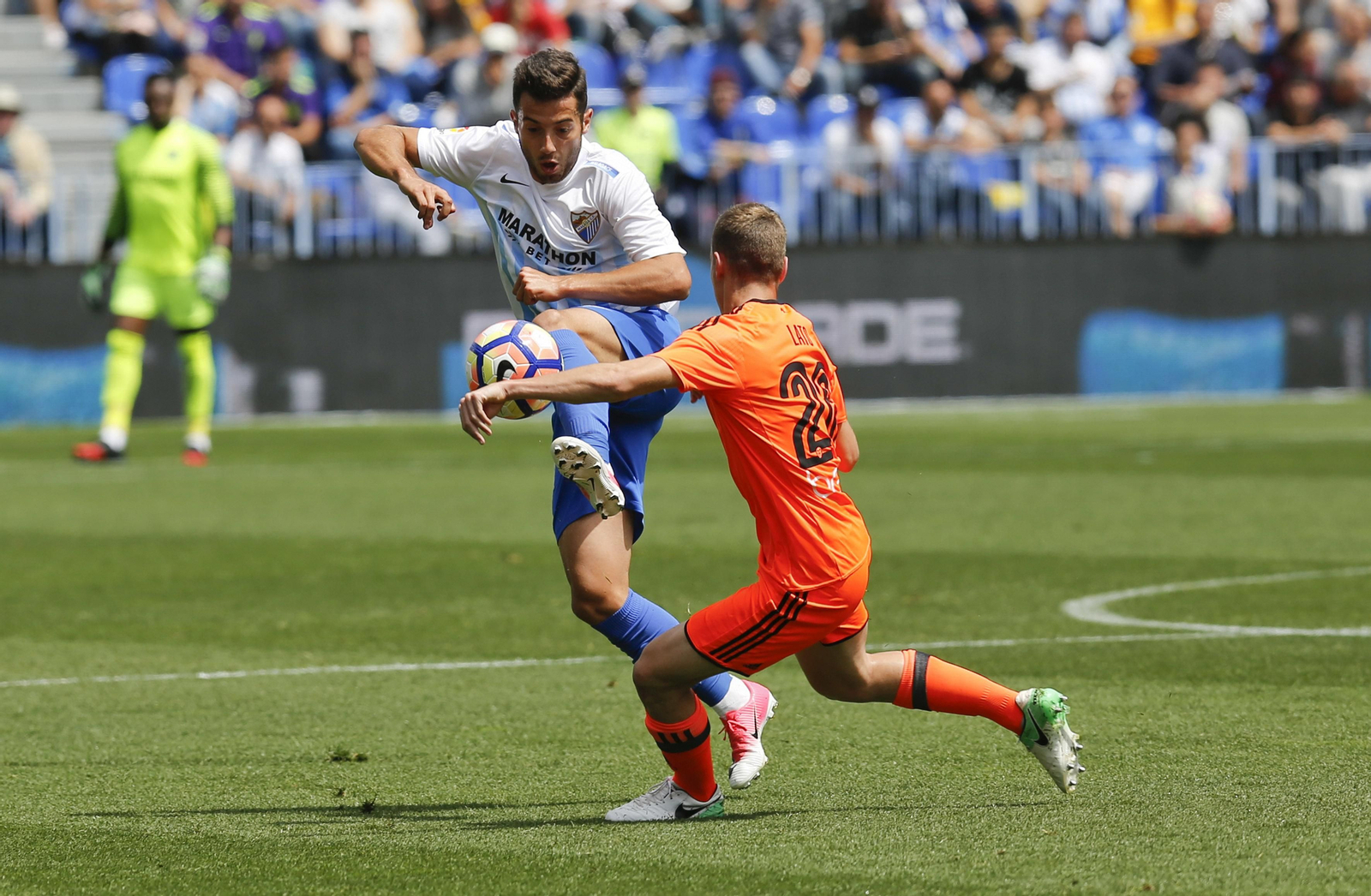 Las imágenes del Málaga-Valencia