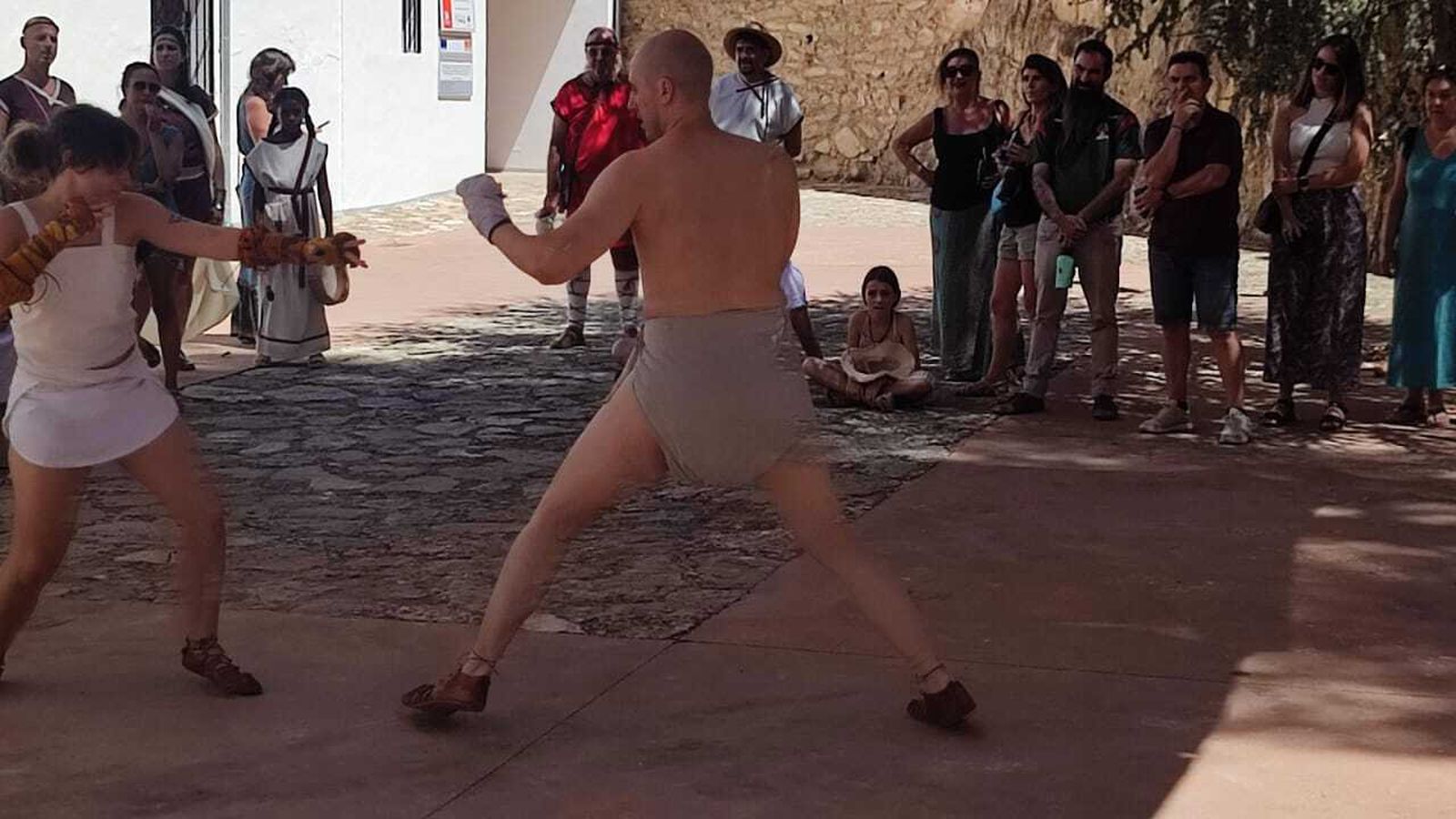 Exhibición de Pancracio en Almedinilla.