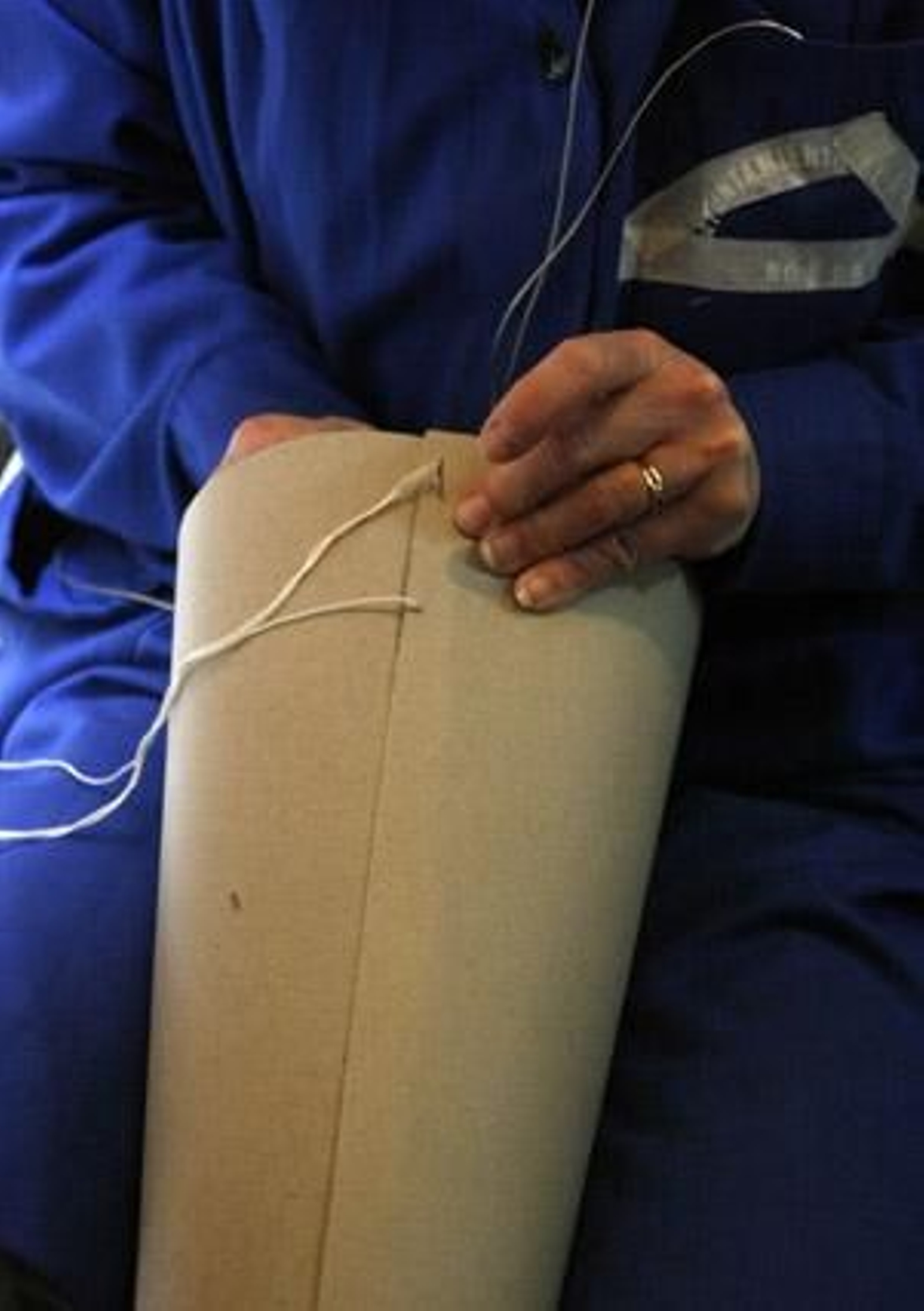 Posteriormente, se cose el cono. 

Foto: Fco. Lorca