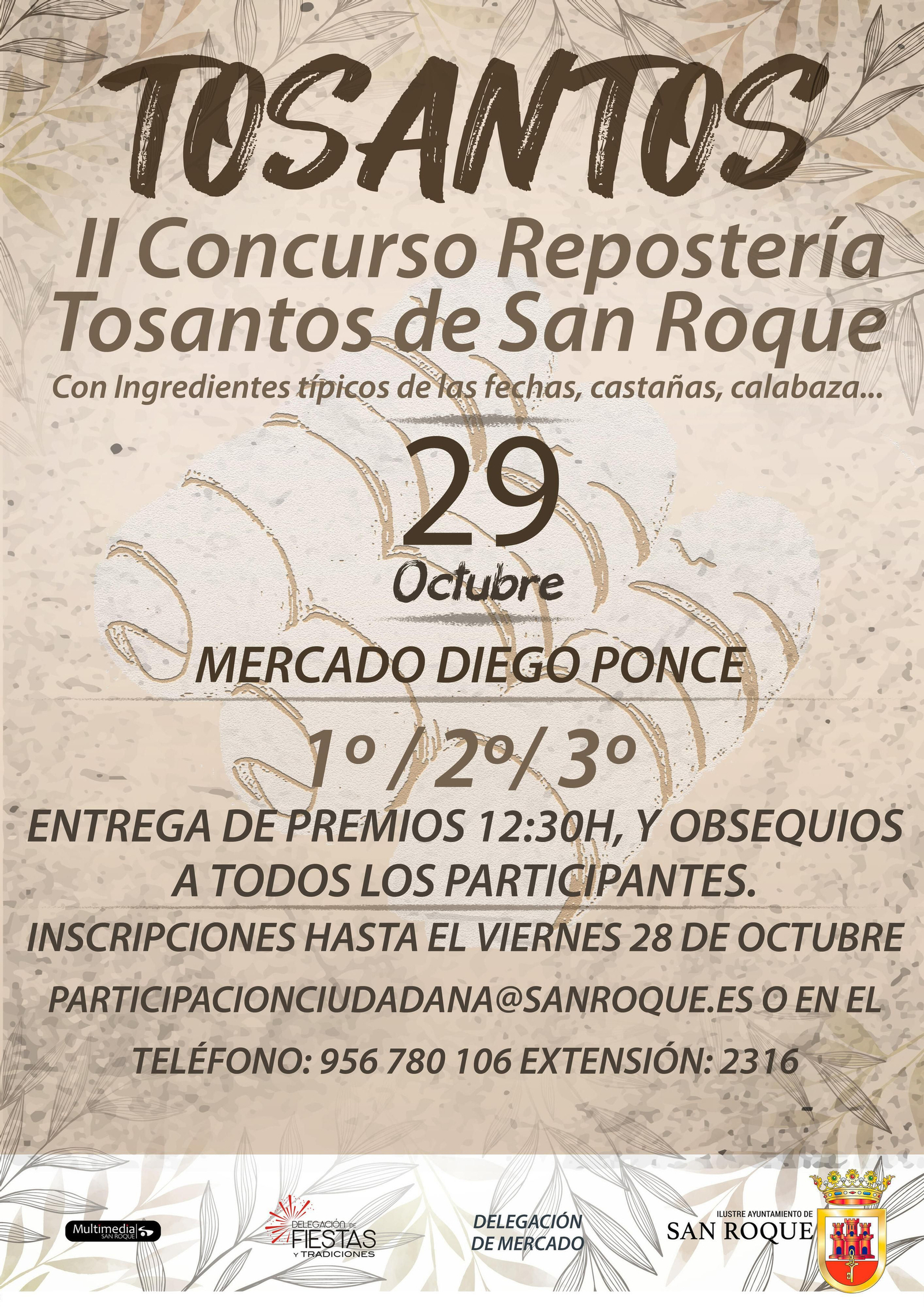 Cartel Concurso Tosantos San Roque.