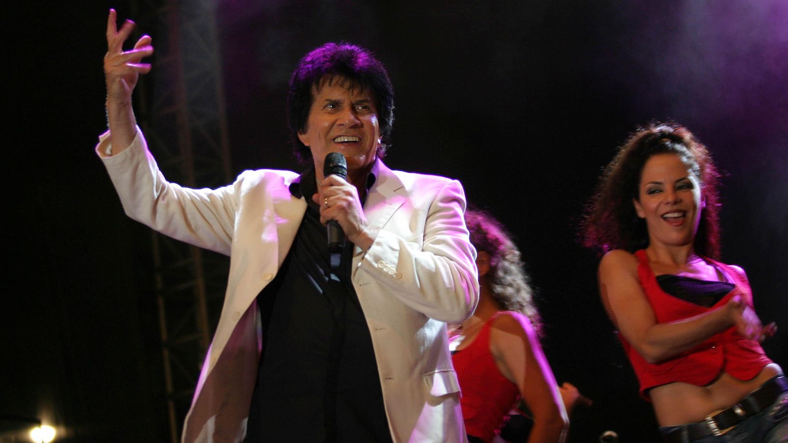 Georgie Dann, en uno de sus conciertos.