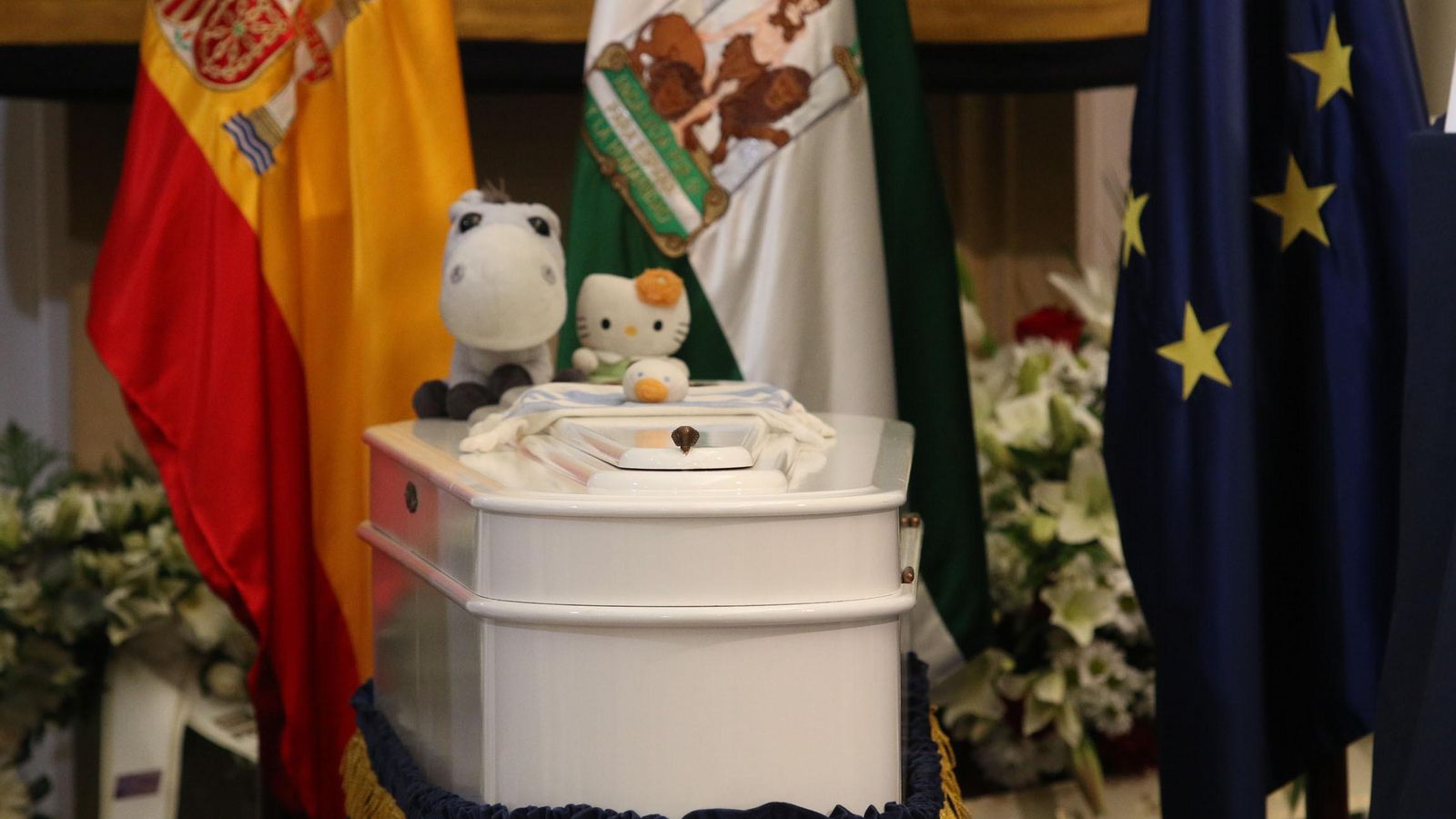 Capilla ardiente de Gabriel Cruz