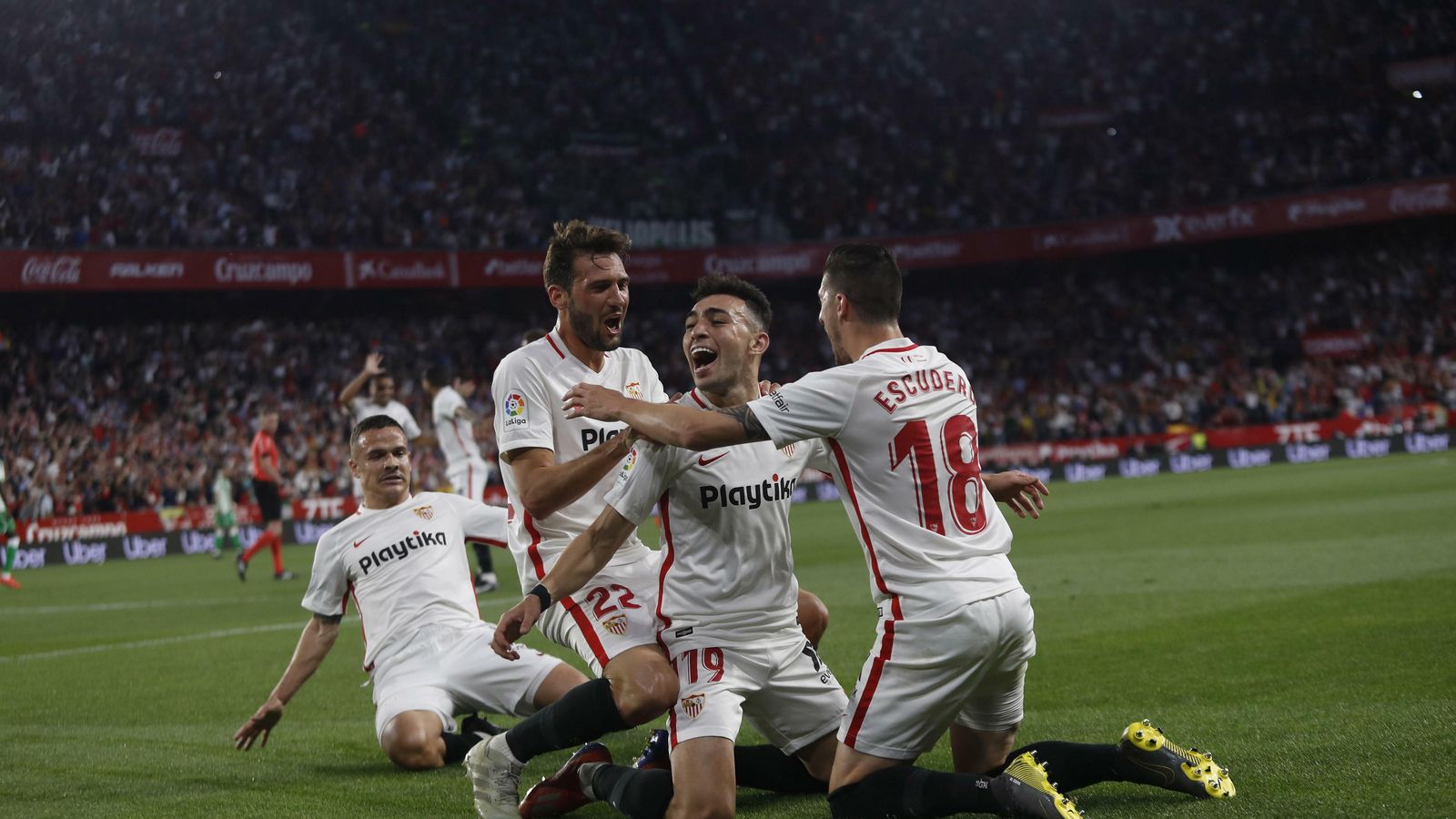 Las imágenes del derbi Sevilla-Betis
