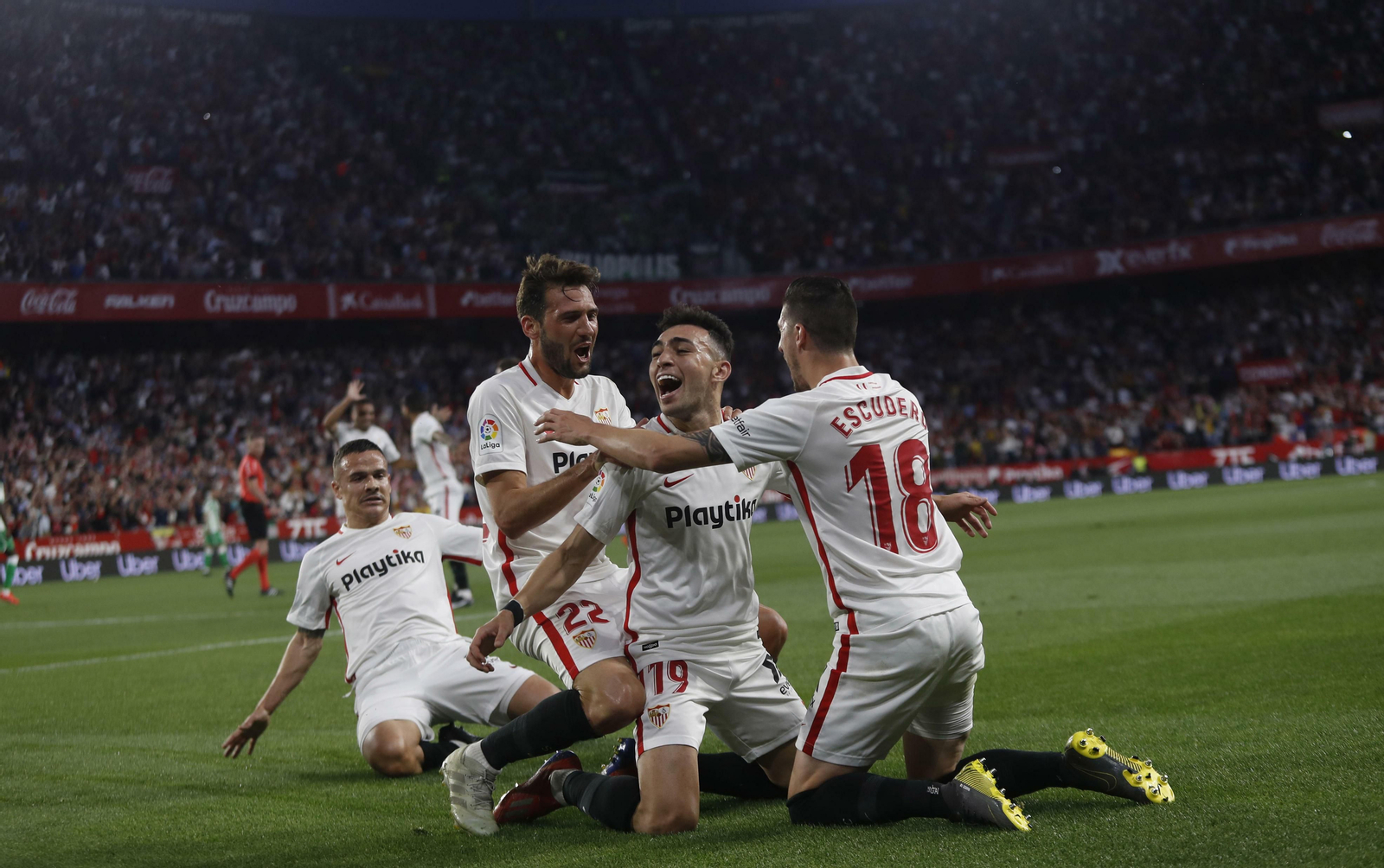 Las imágenes del derbi Sevilla-Betis