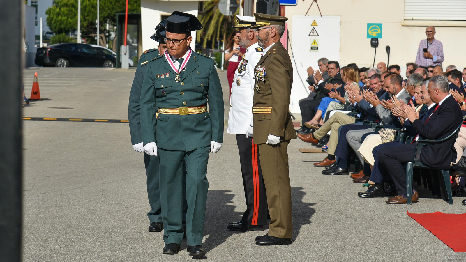 Fotos del acto por el 179 aniversario de la creación de la Guardia Civil en la Comandancia de Algeciras