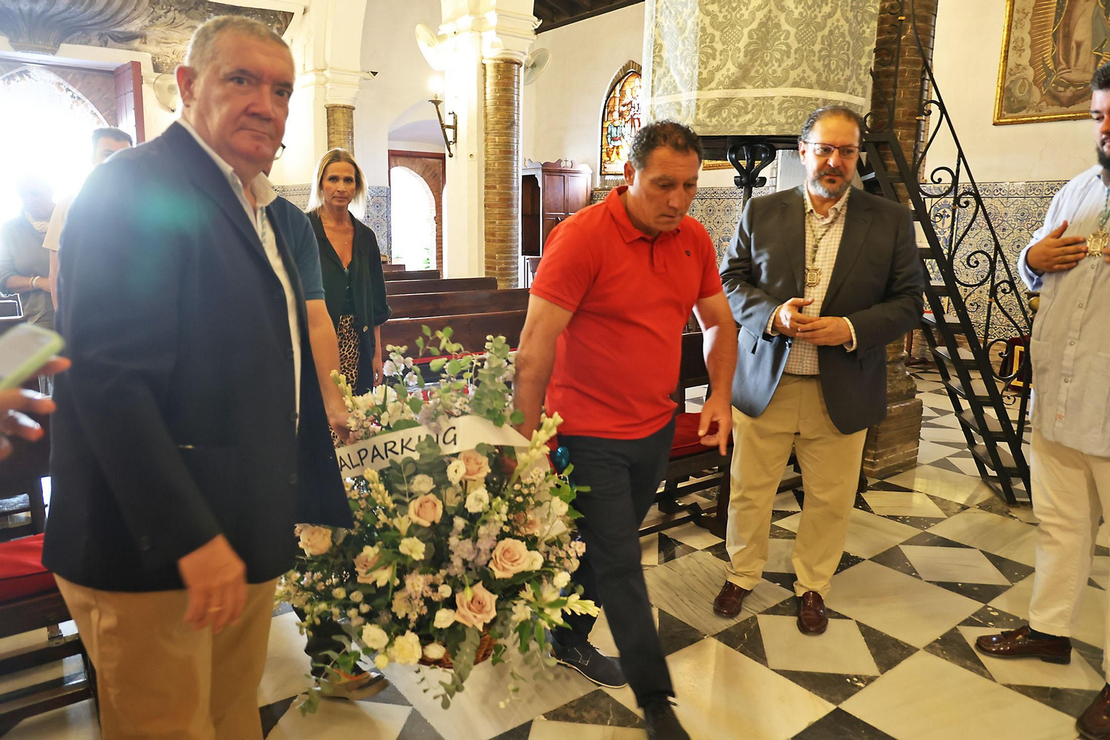 Imágenes de la ofrenda floral a la Virgen de La Cinta