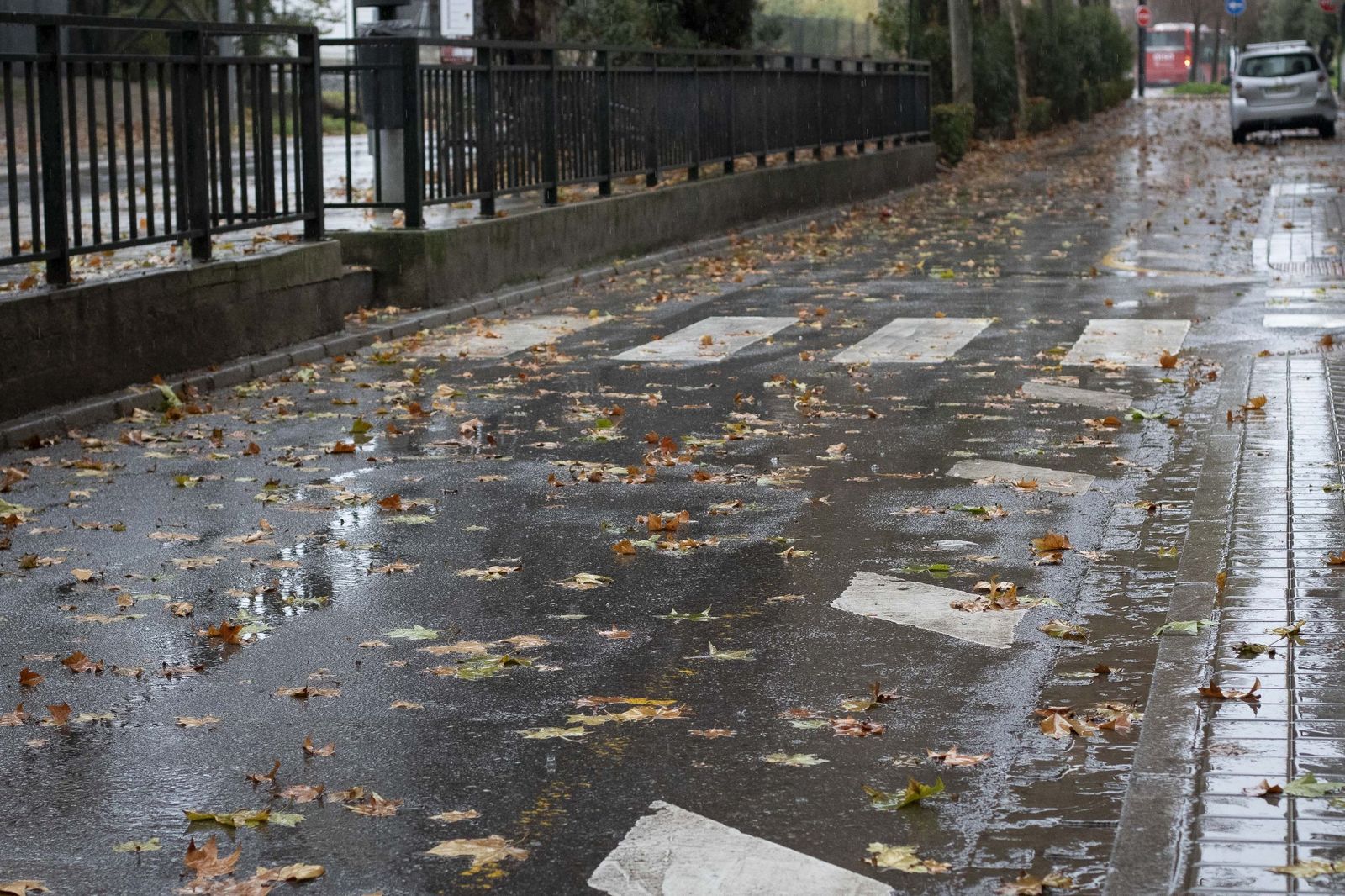 Granada bajo el temporal: imágenes de la ciudad durante la alerta naranja