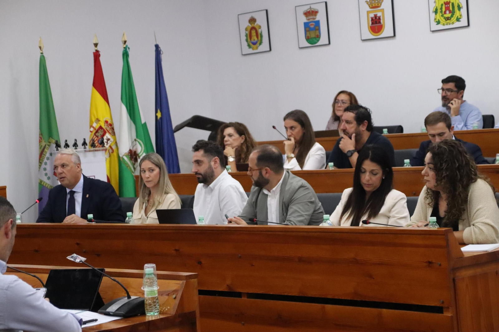 El grupo del PSOE en la Mancomunidad.