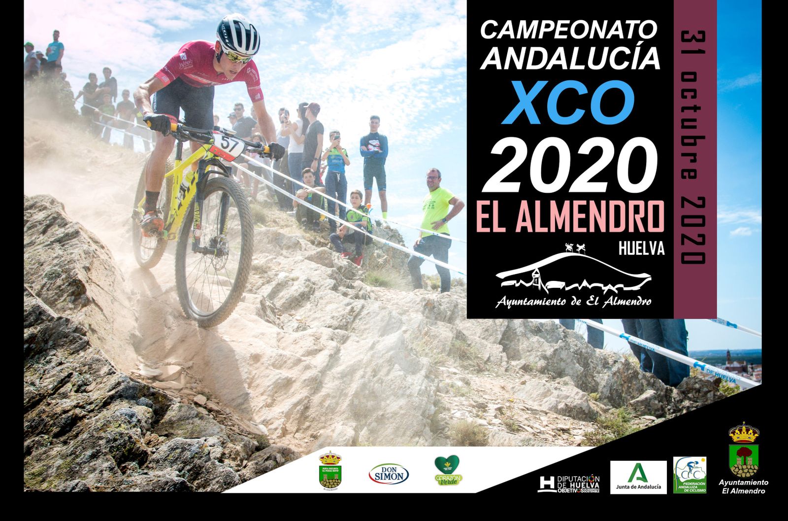 Cartel del Campeonato de Andalucía BTT XCO 2020