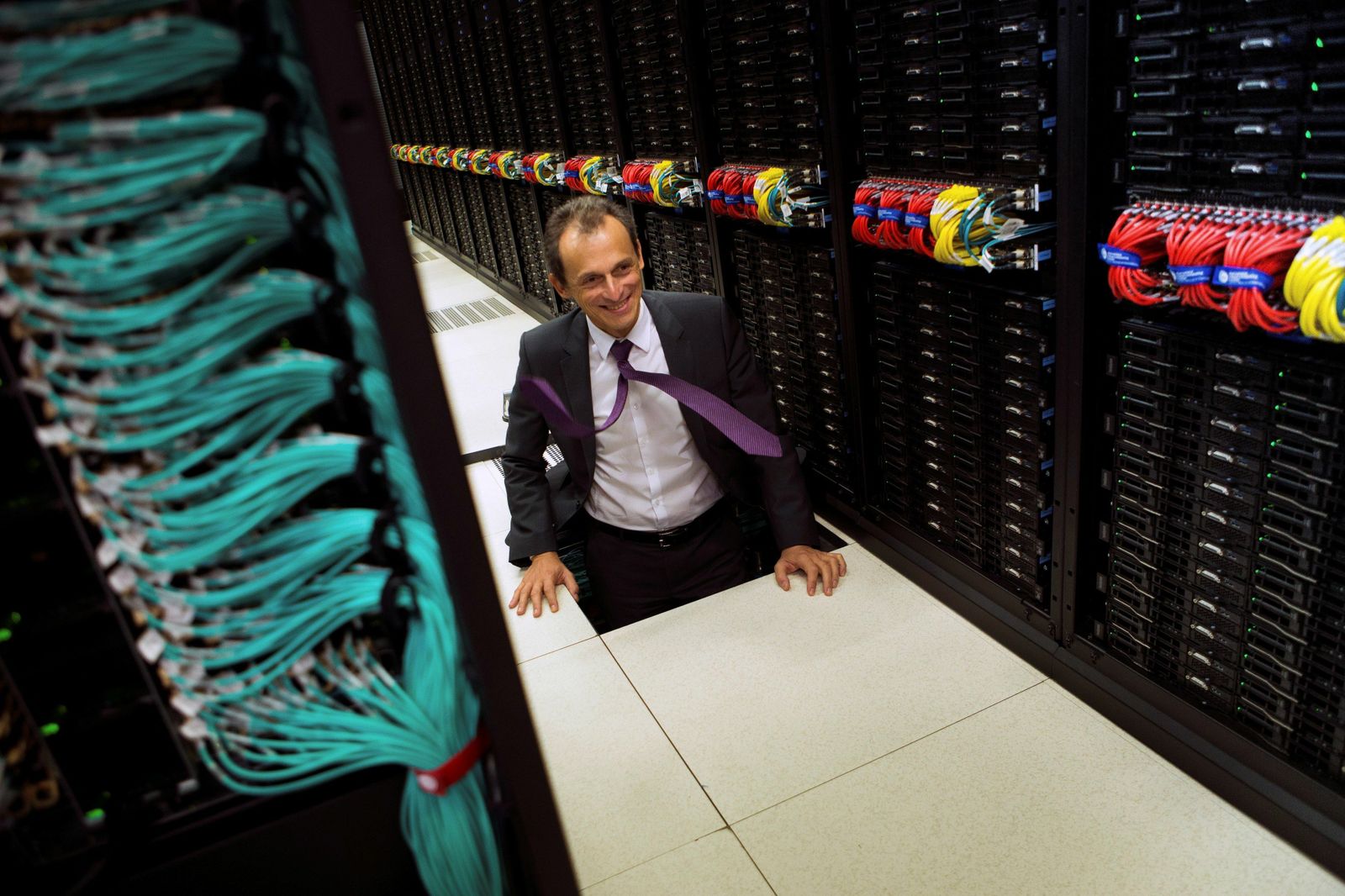 Imagen de archivo de Pedro Duque en el superordenador Mare Nostrum 4. el anterior al ahora aprobado.