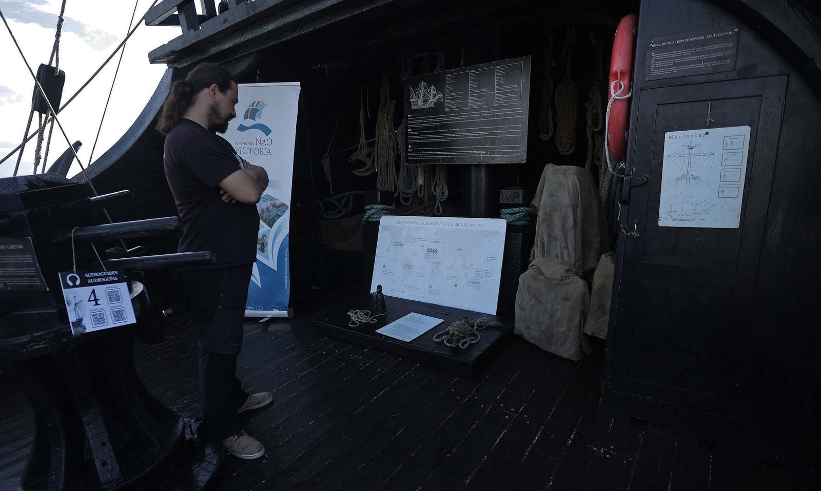 Fotos del navío Nao Victoria en Algeciras