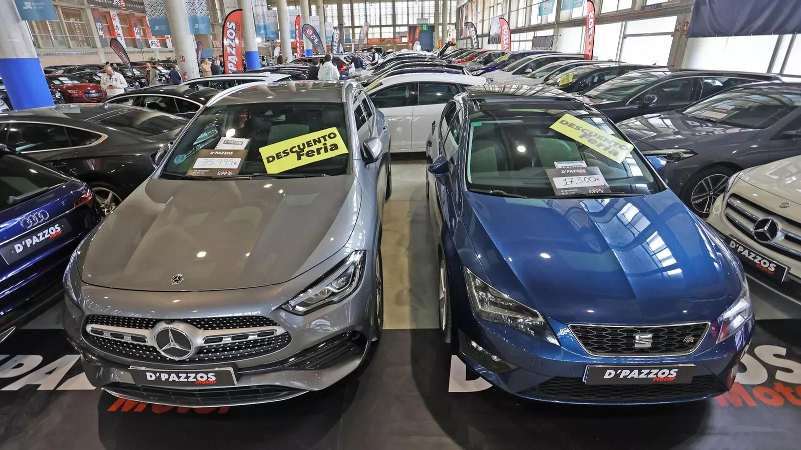 Imagen de la última edición de la feria de vehículos de ocasión celebrada en Jerez de la Frontera el pasado mes de marzo.