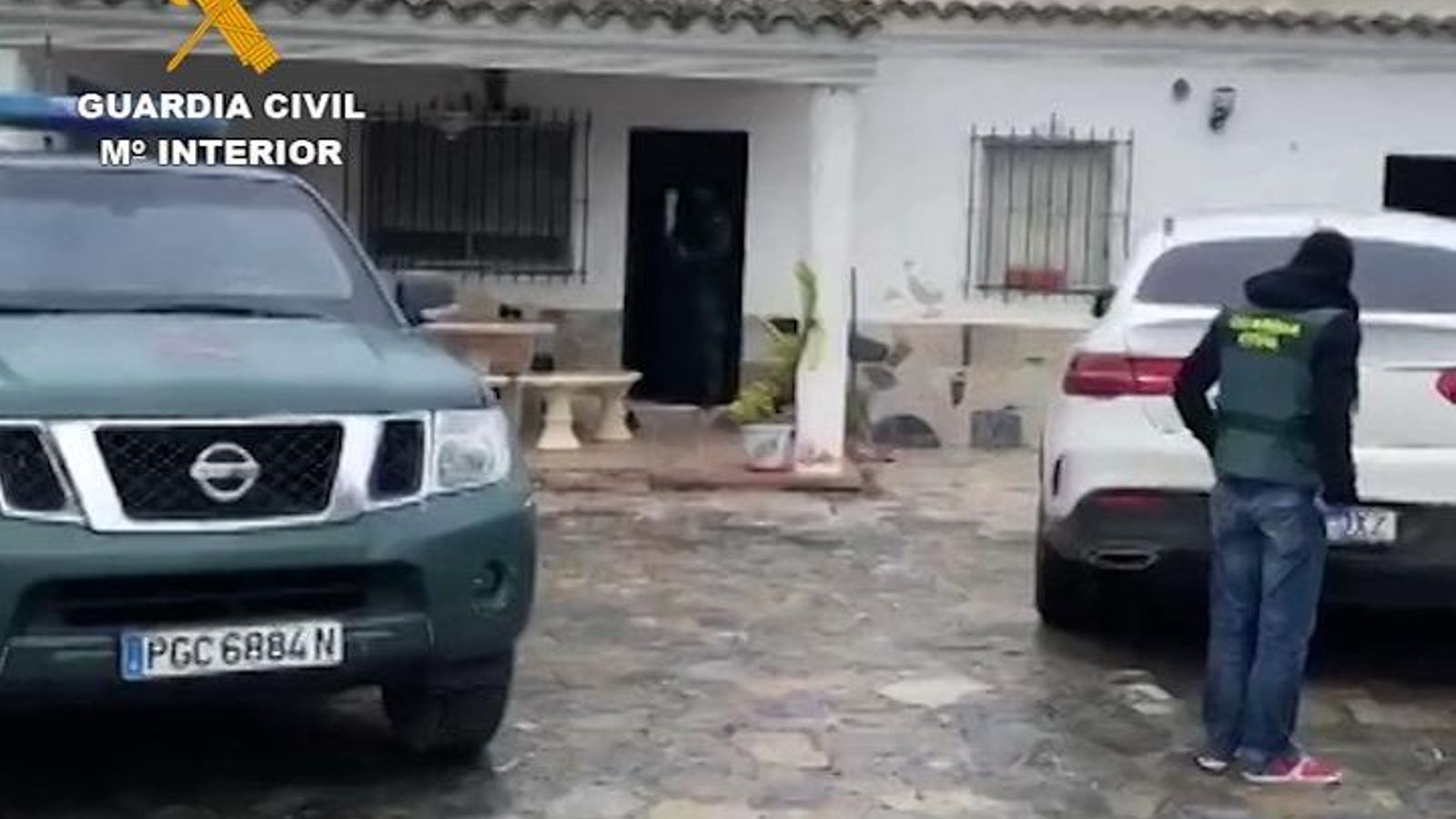 Una de las intervenciones de la Operación Impasible de la Guardia Civil.