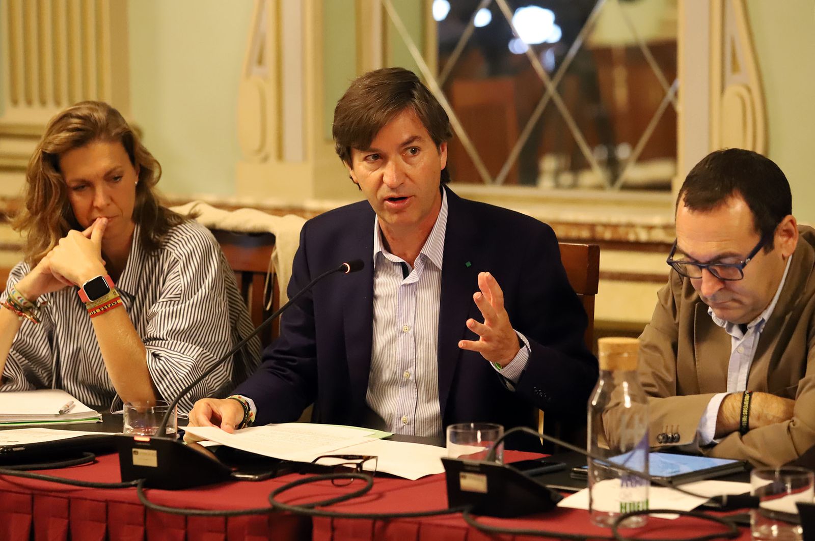 Imágenes del pleno celebrado en el Ayuntamiento de Huelva