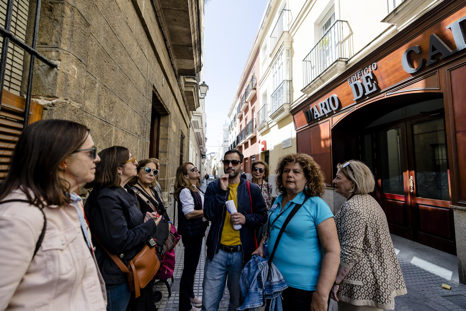 Las imágenes de la ruta de la prensa de Cádiz