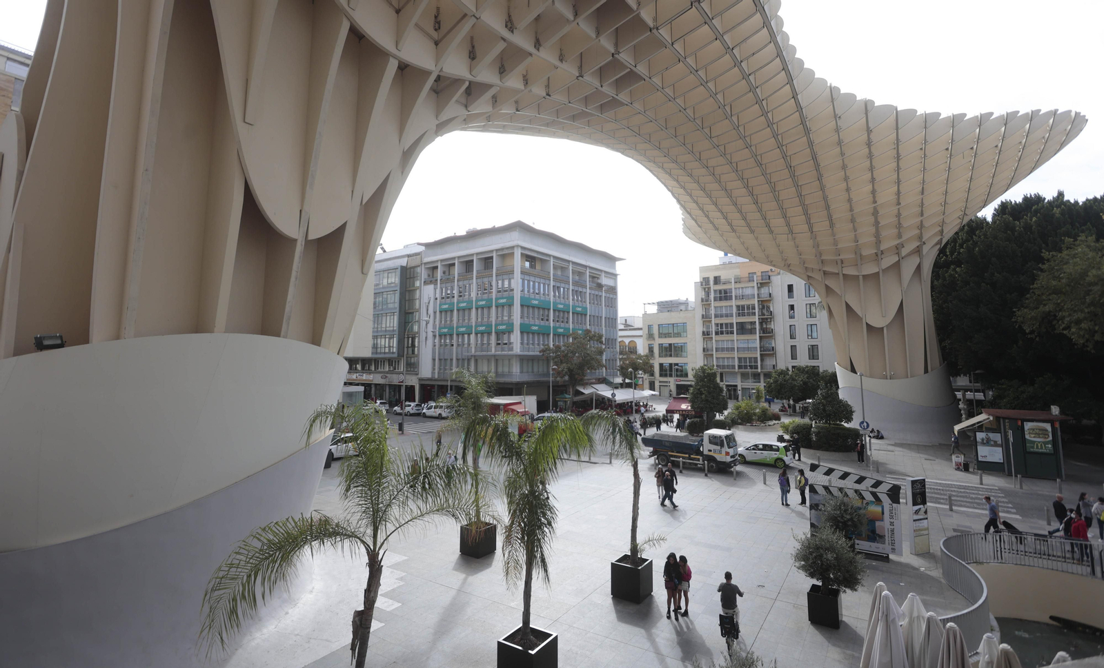 Vista general de ‘setas’ de la Encarnación.