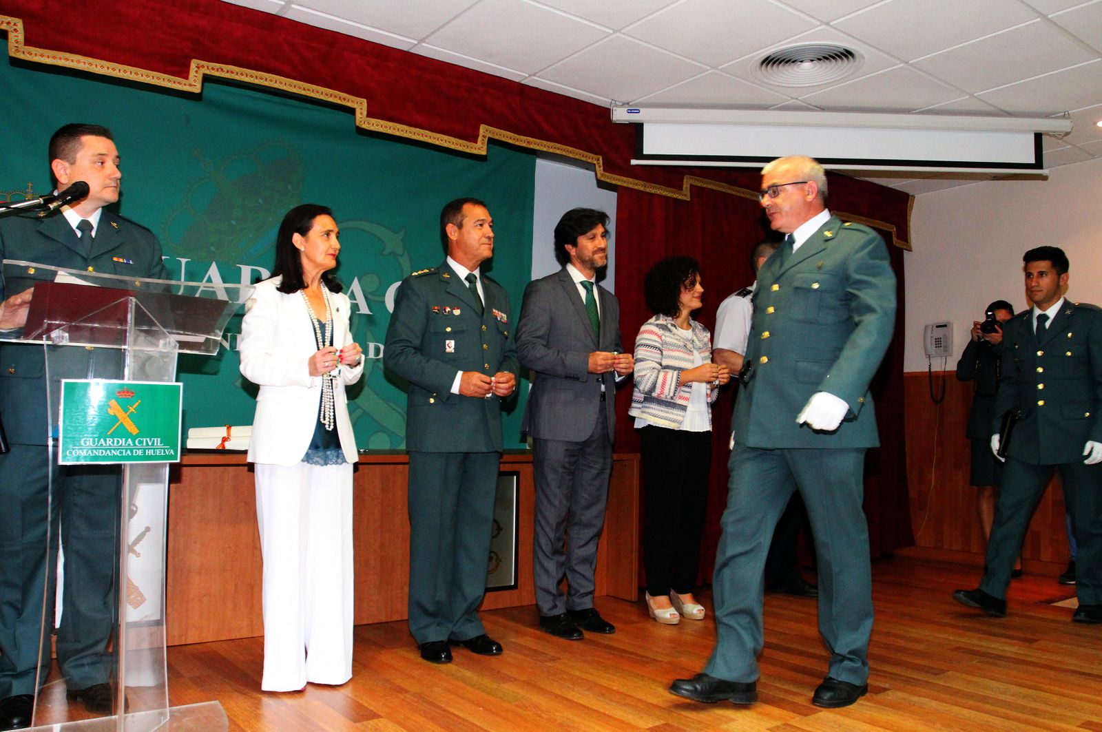 Imágenes del acto de celebración del 173 aniversario de la fundación de la Guardia Civil.