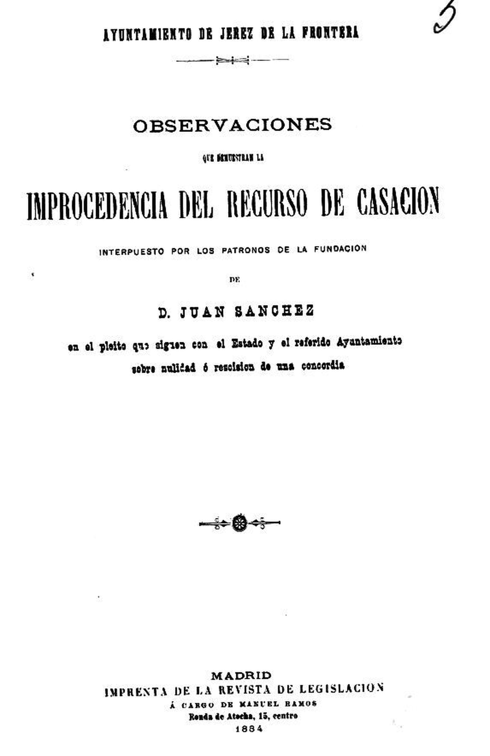 Sobre el pleito que mantuvo con el Ayuntamiento.