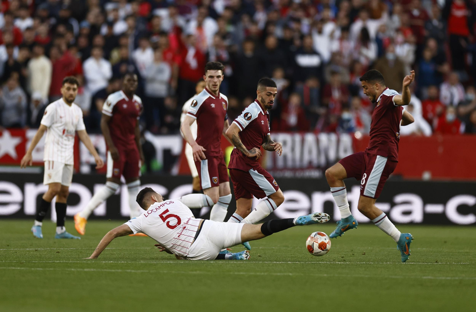 Las imágenes del Sevilla-West Ham