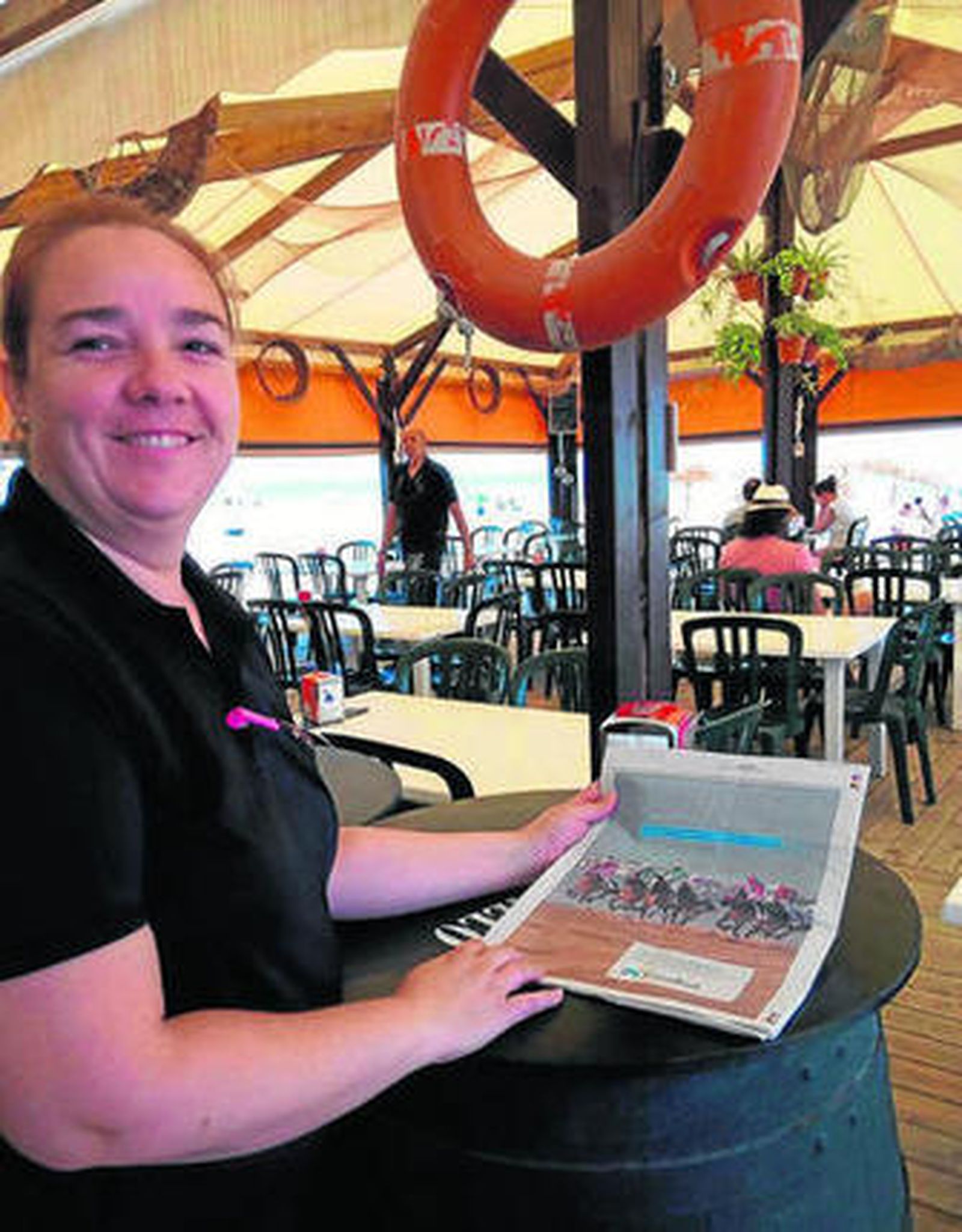 El gran espectáculo hípico de Sanlúcar ocupa un lugar destacado en la Oficina Municipal de Turismo, situada en el céntrico paseo de La Calzada.