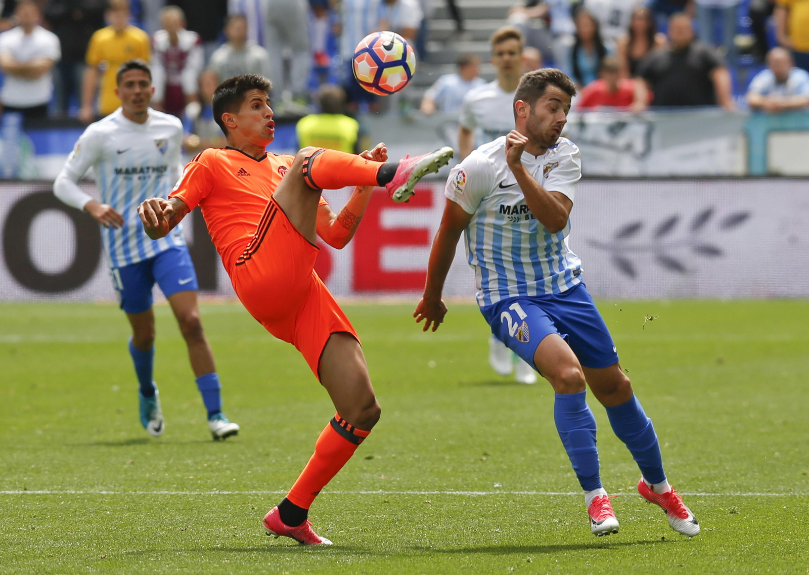 Las imágenes del Málaga-Valencia