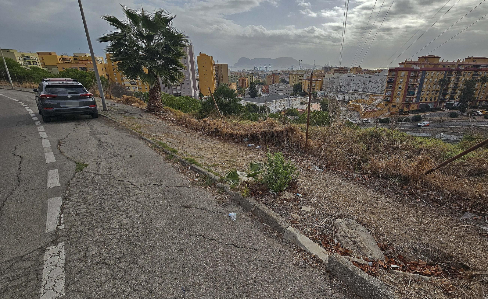 Fotos de los desperfectos en la barriada del Liang Shan Po en Algeciras