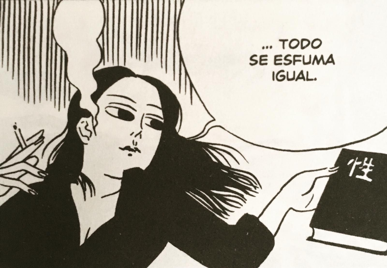 Una viñeta de 'Los sentimientos de Miyoko en Asagaya' de Shin'ichi Abe.