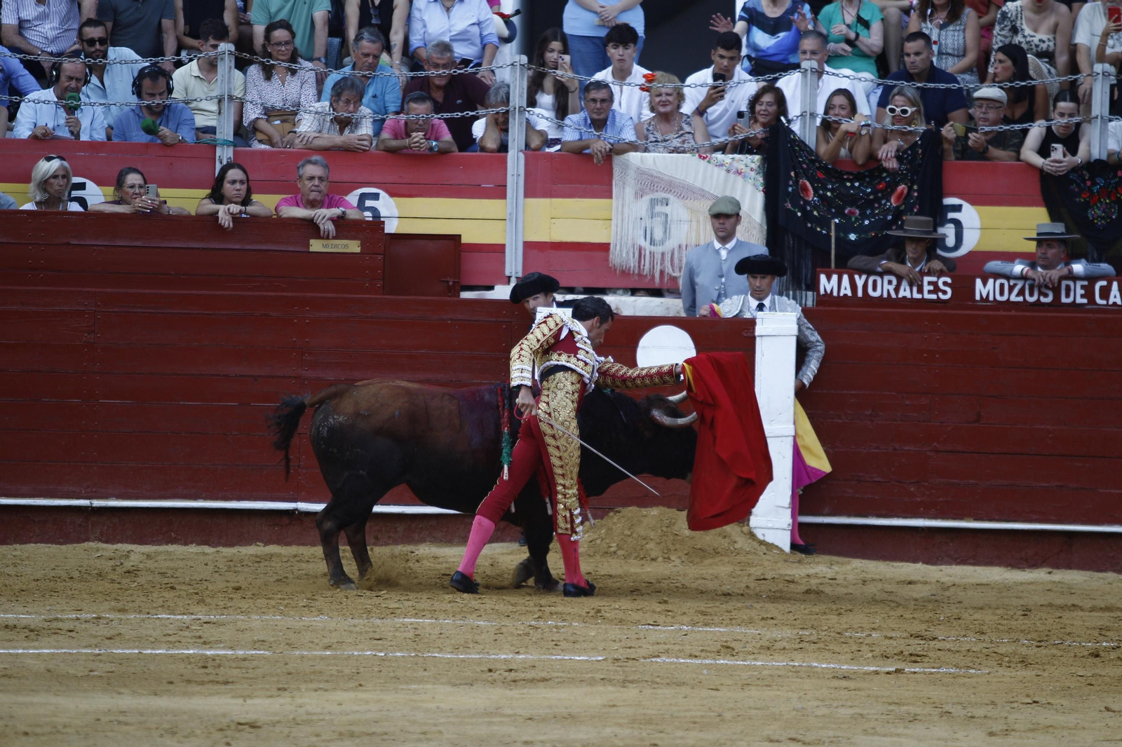 Las mejores imágenes de los toreros Fortes, Juan Ortega y David de Miranda en la Feria de Almería 2025
