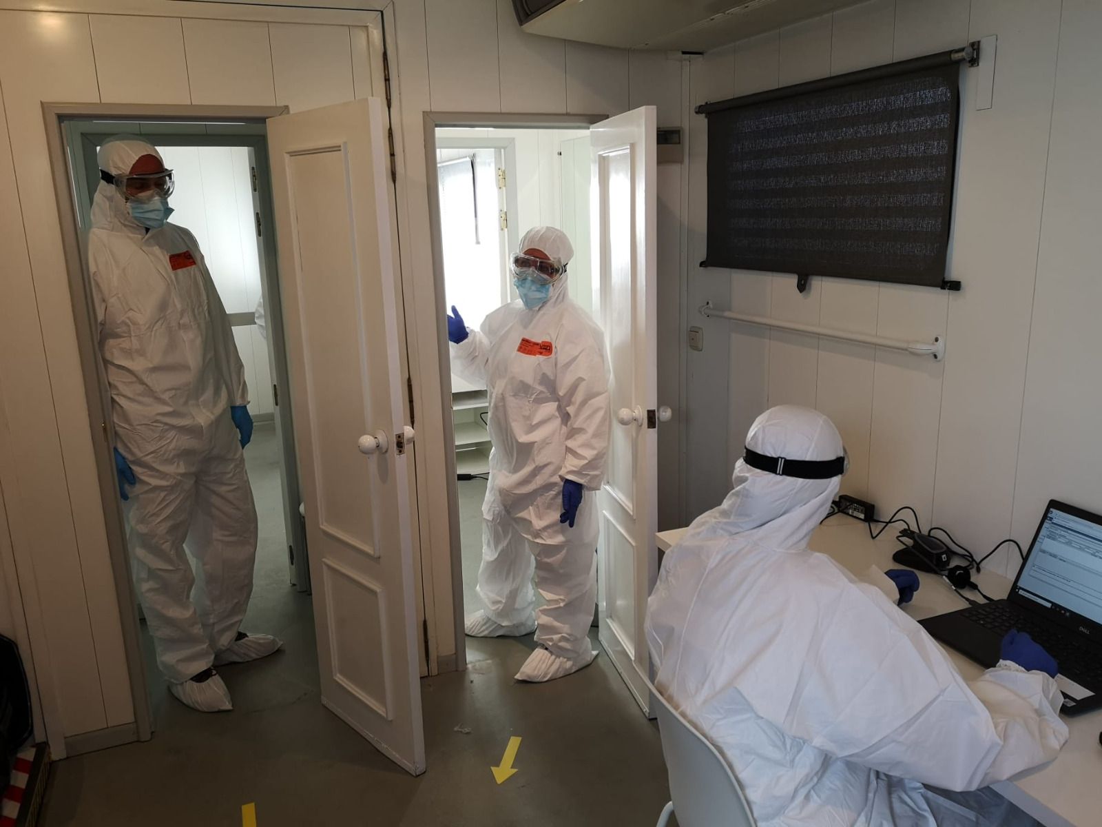 Una de las PCR realizadas en Cuevas del Becerro