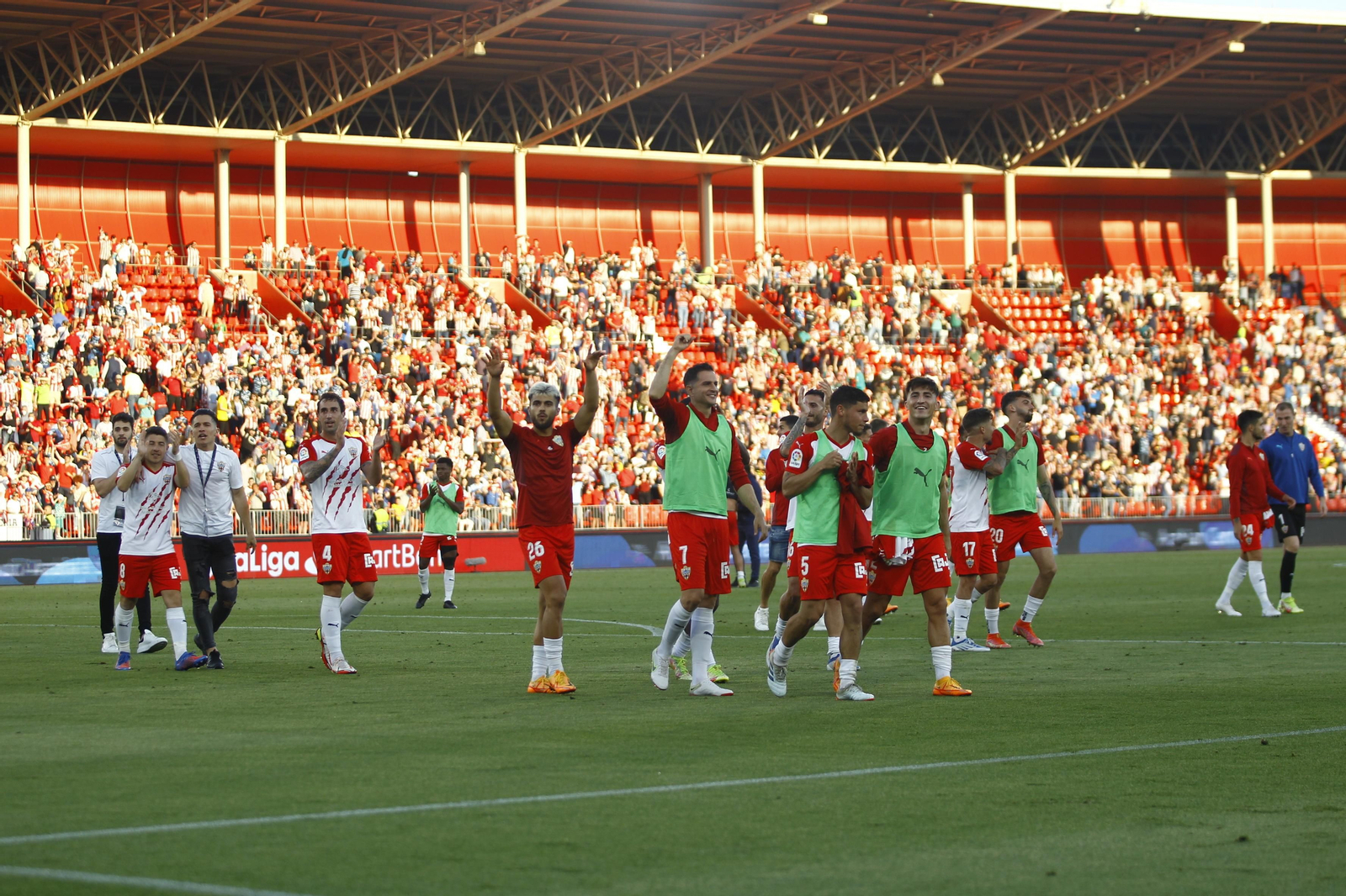 Imágenes del partido U.D. Almería-S.D. Amorebieta