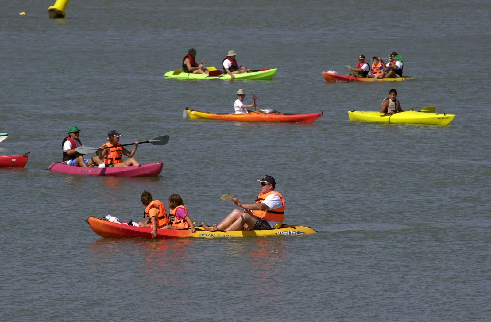 Imagen de archivo de rutas en kayak en Chiclana