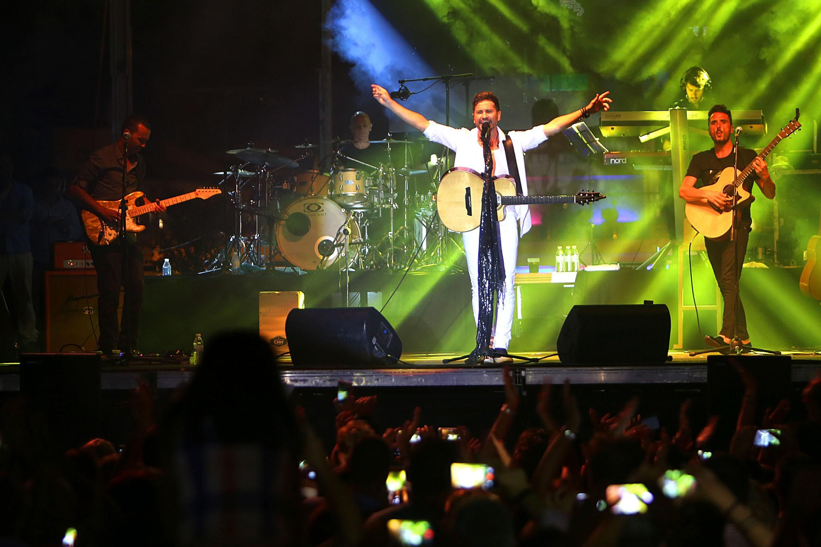 Al 'Séptimo cielo',  con David de María