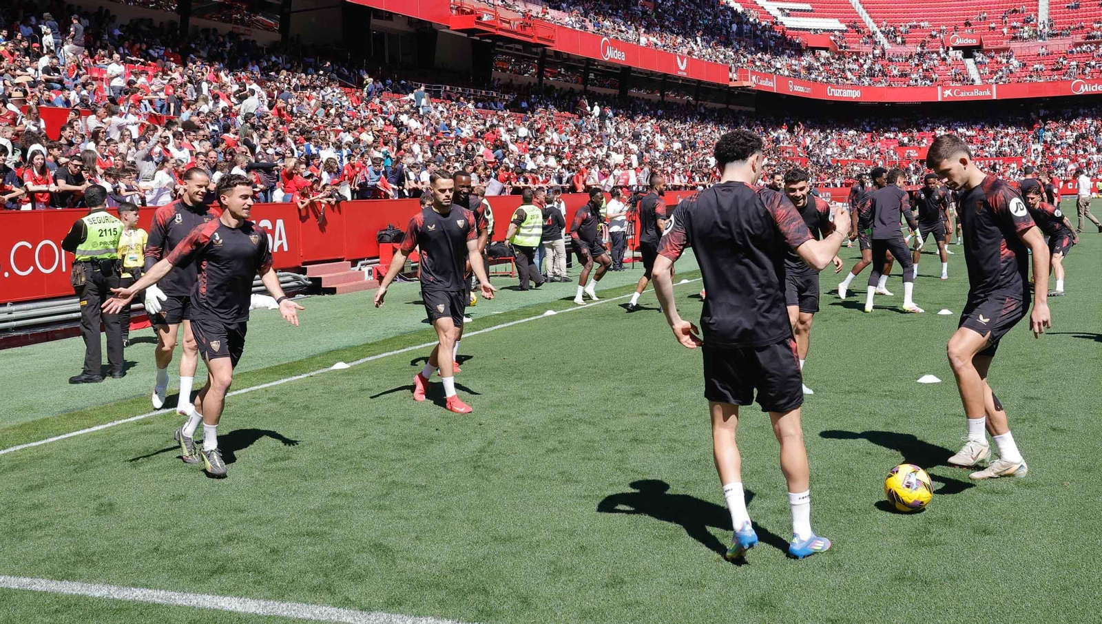 Entrenamiento del Sevilla