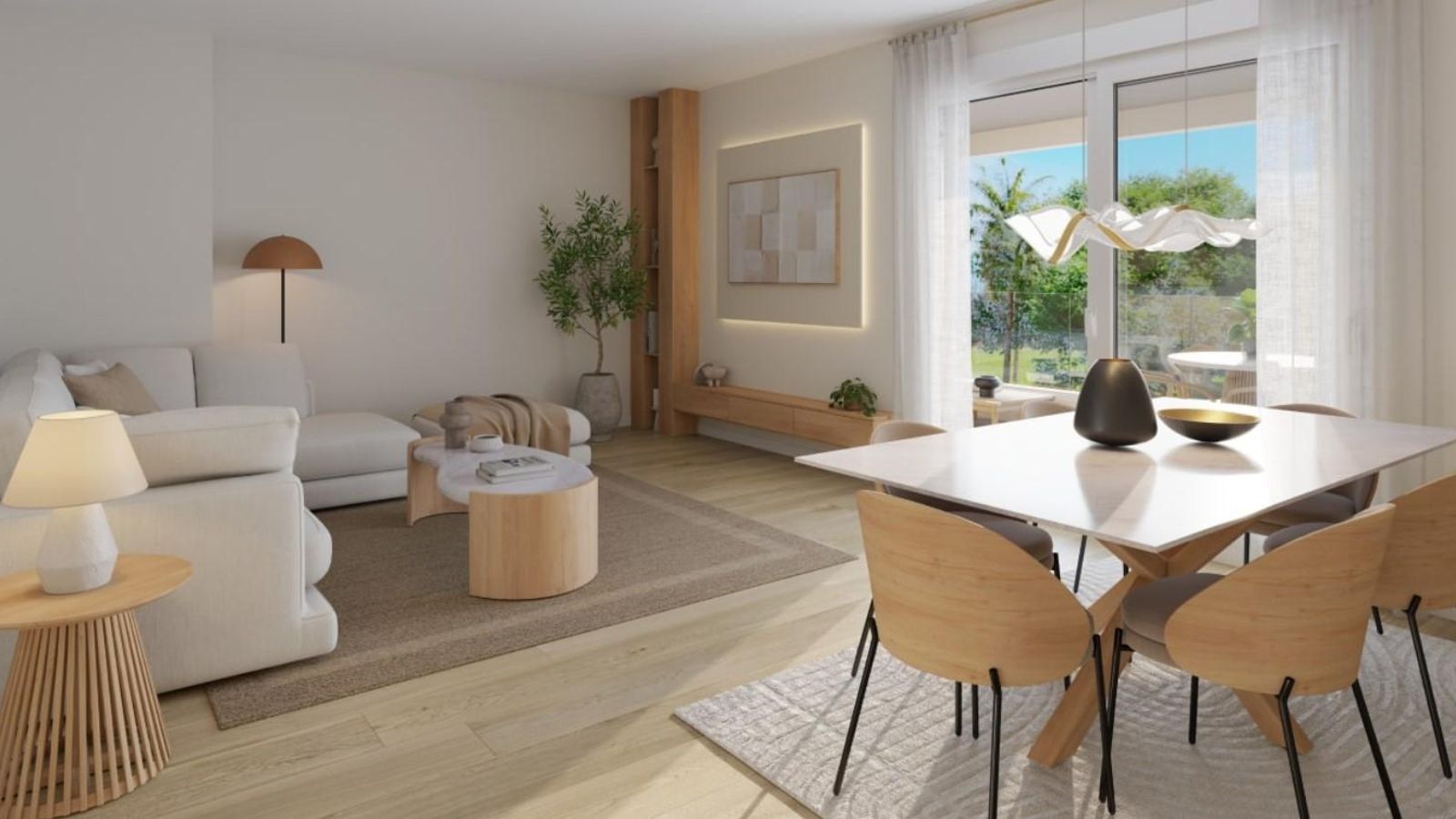 Recreación virtual de la urbanización Célere Nervión