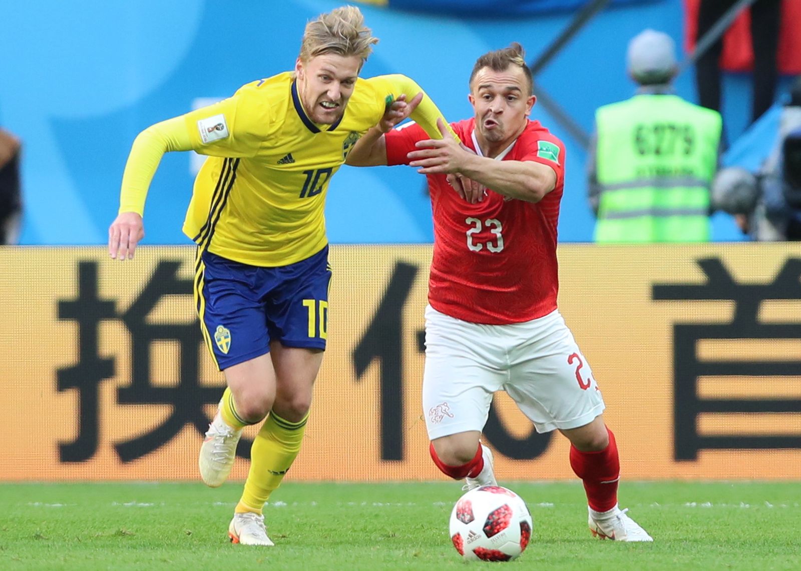 Las imágenes del Suecia-Suiza