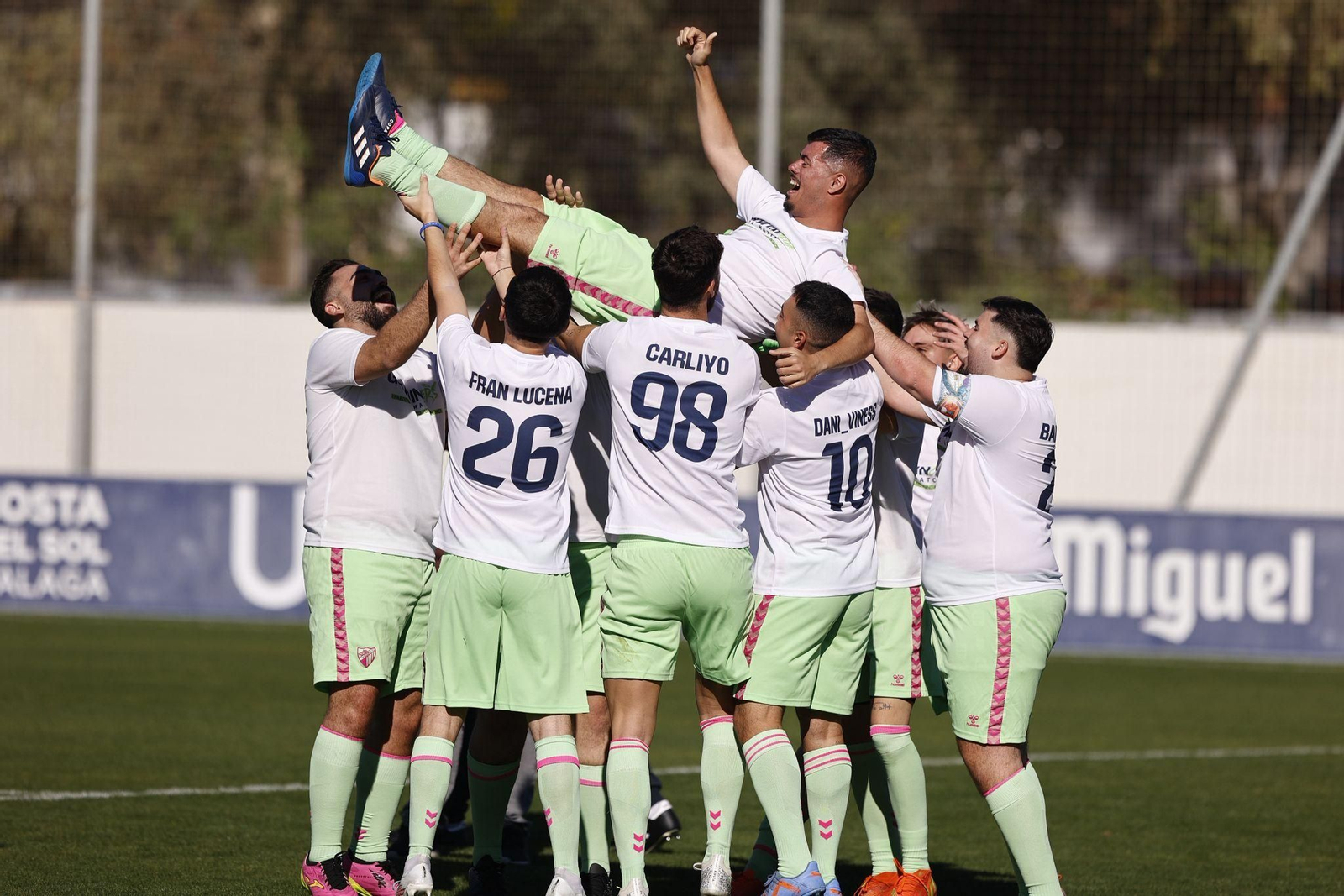 El Málaga CF Genuine se impone a la selección malagueña de influencers