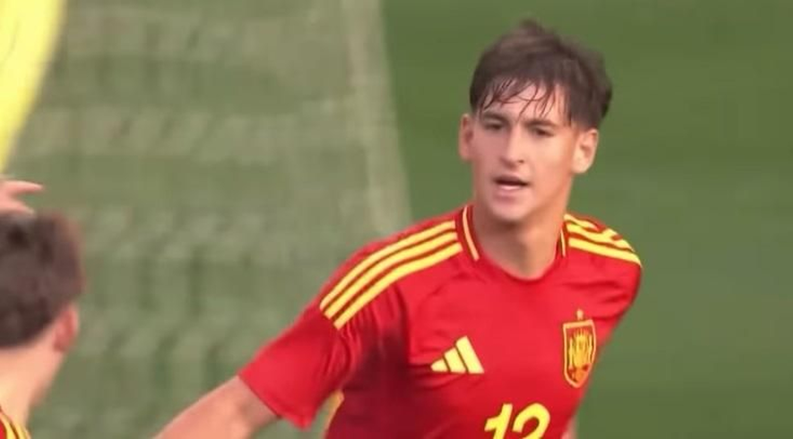 El cadista Ismael Álvarez celebra su gol.