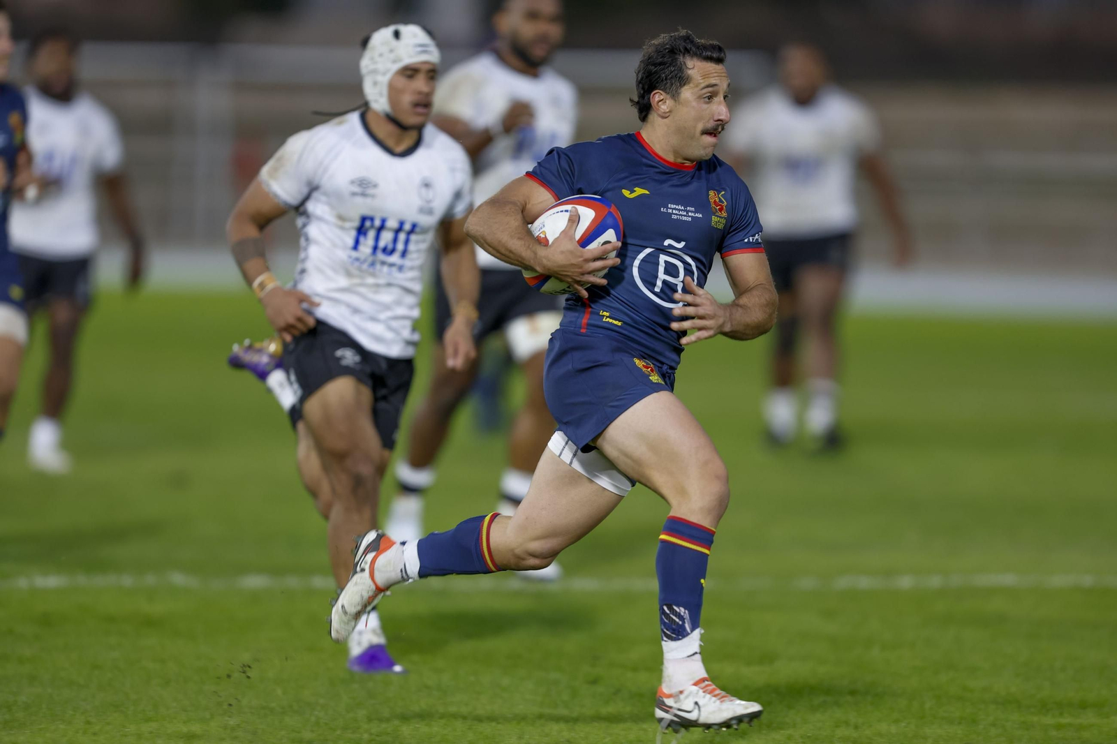 España-Fiyi de rugby en Málaga, en fotos
