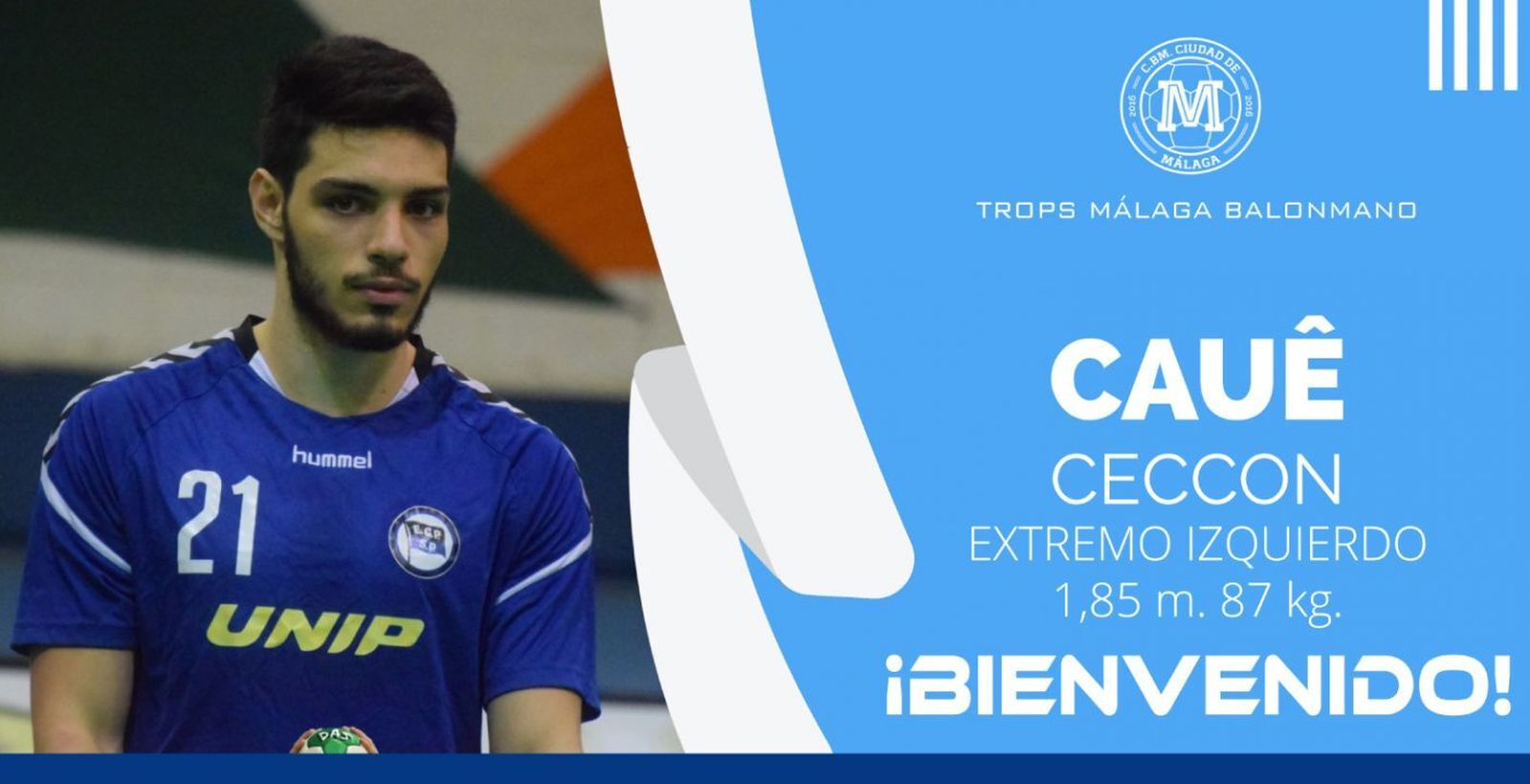 Cauê Ceccon, fichaje del Trops Málaga.