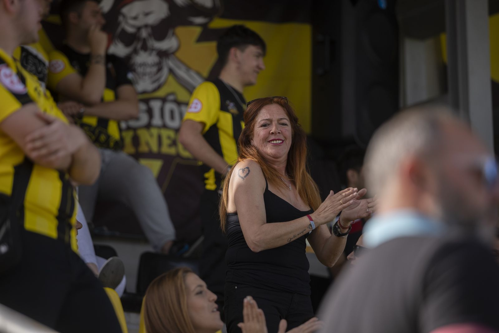 Imágenes del partido entre el San Roque de Lepe y el Atlético Sanluqueño