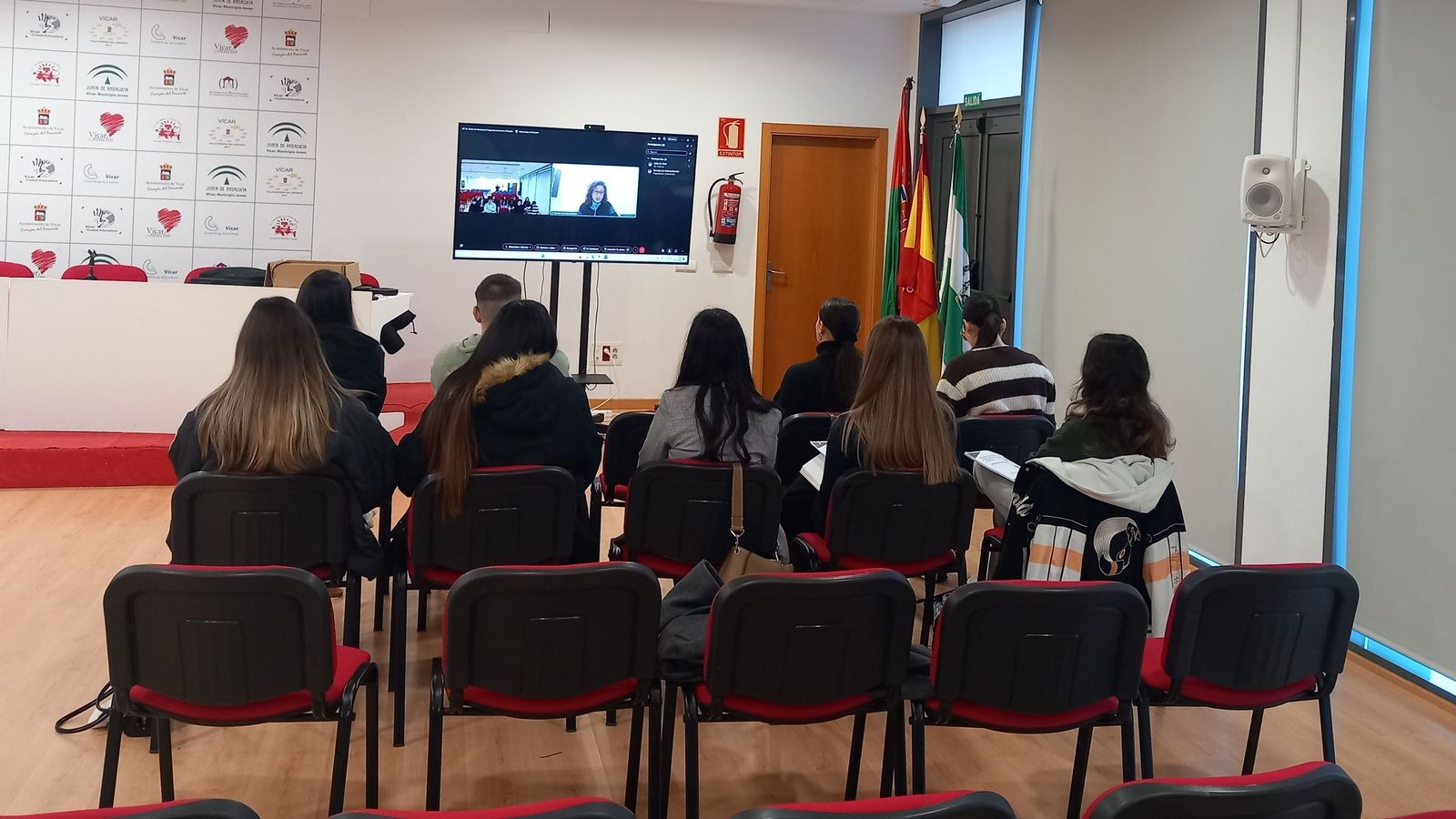 Momento de la sesión formativa.