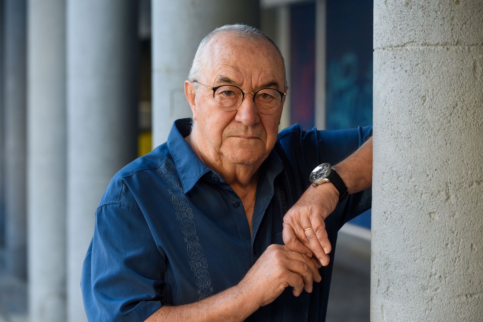 Julio Moreno Ventas, durante la entrevista.