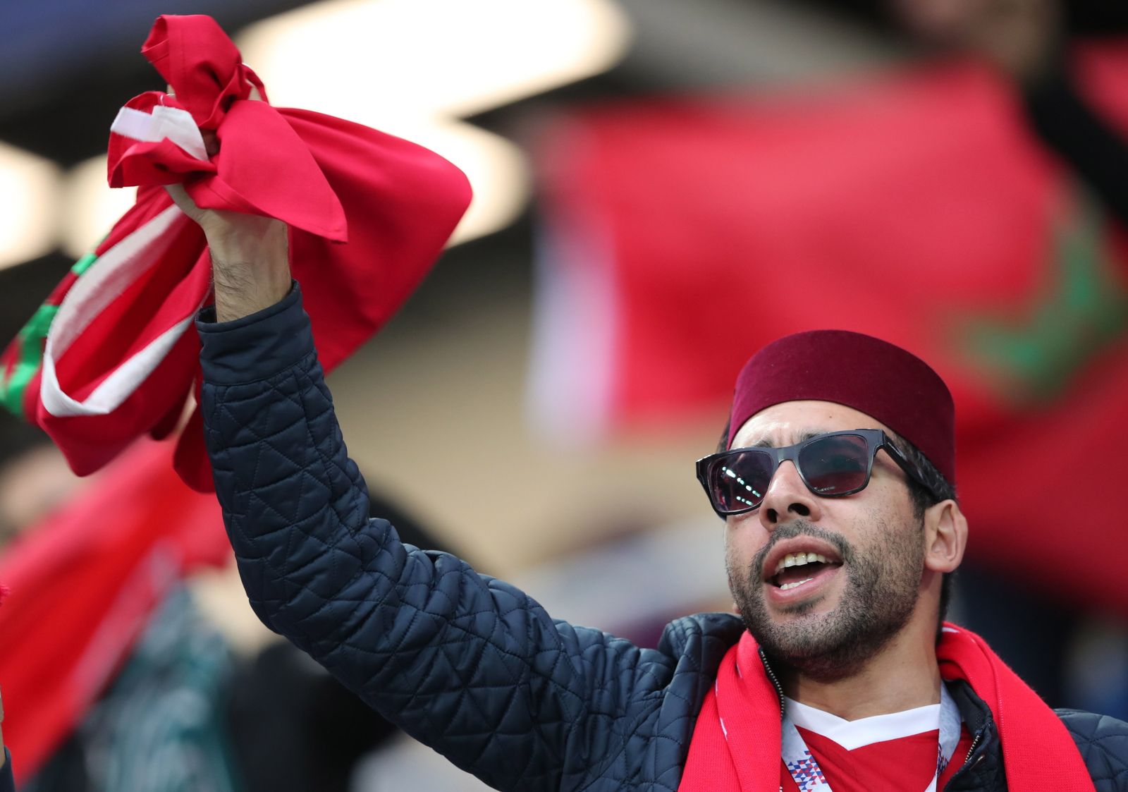 Las imágenes del España-Marruecos