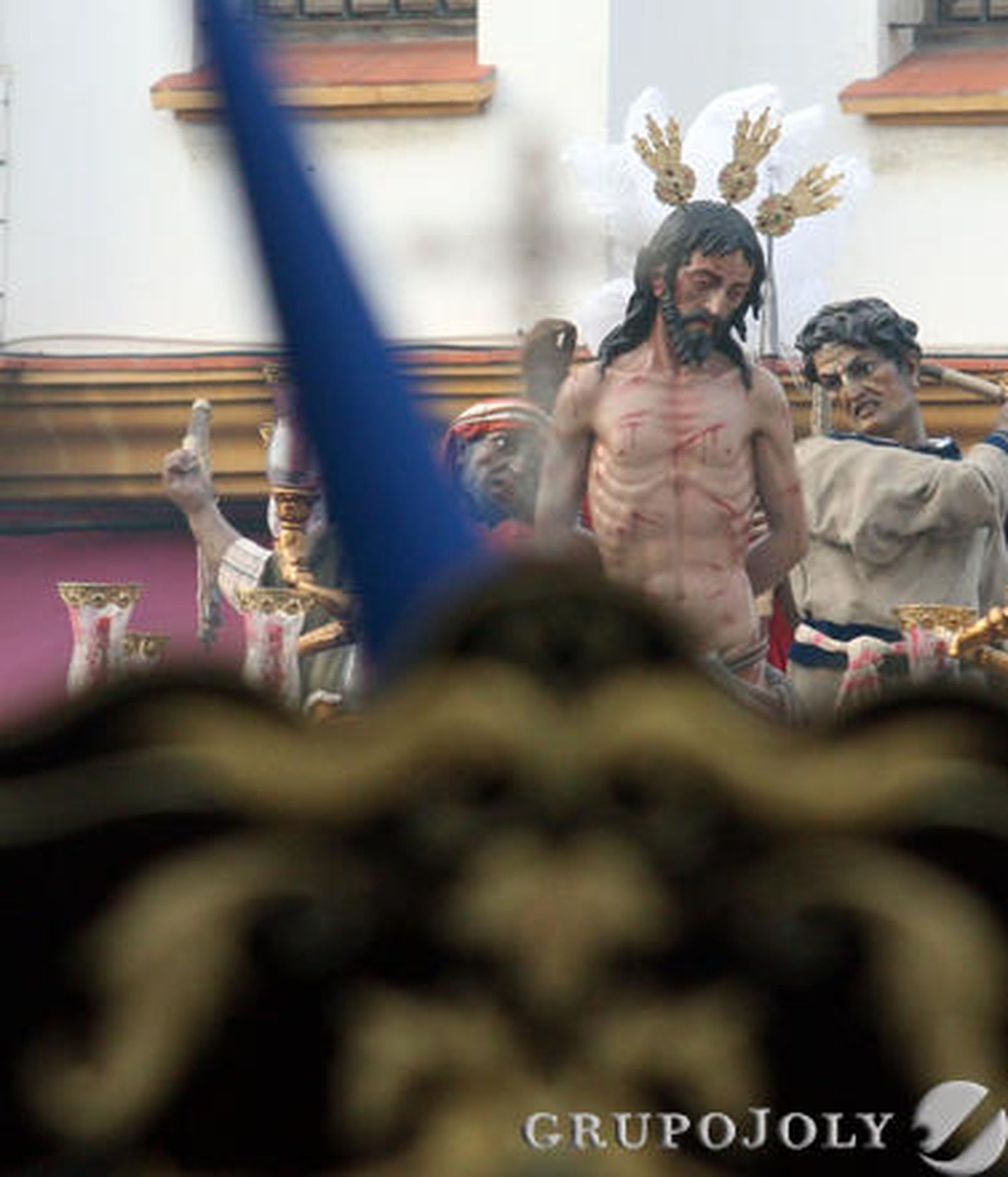 Flagelación y La Estrella por las calles de La Línea.

Foto: Paco Guerrero
