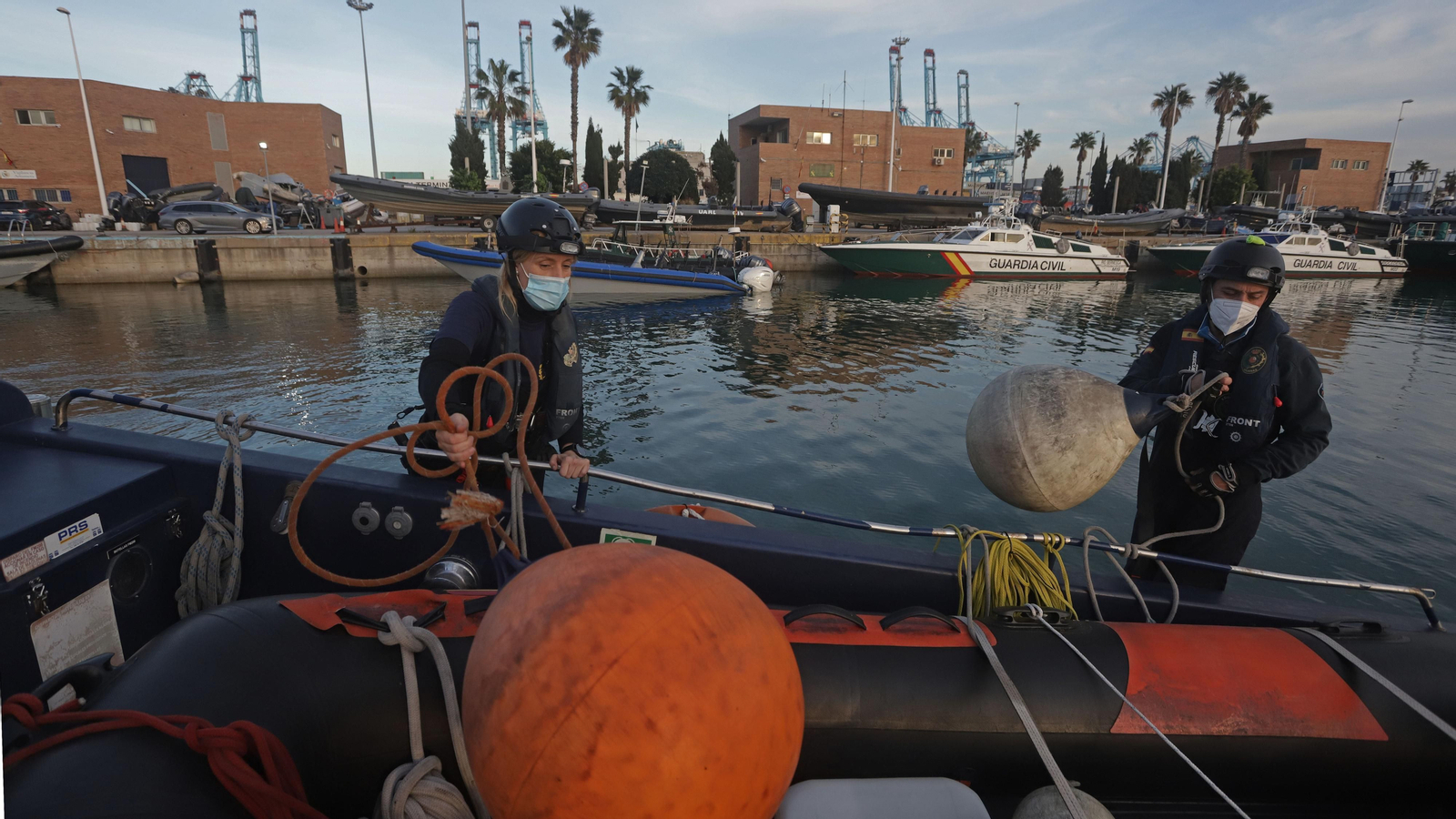 Patrulla en el Águila 2 de Vigilancia Aduanera