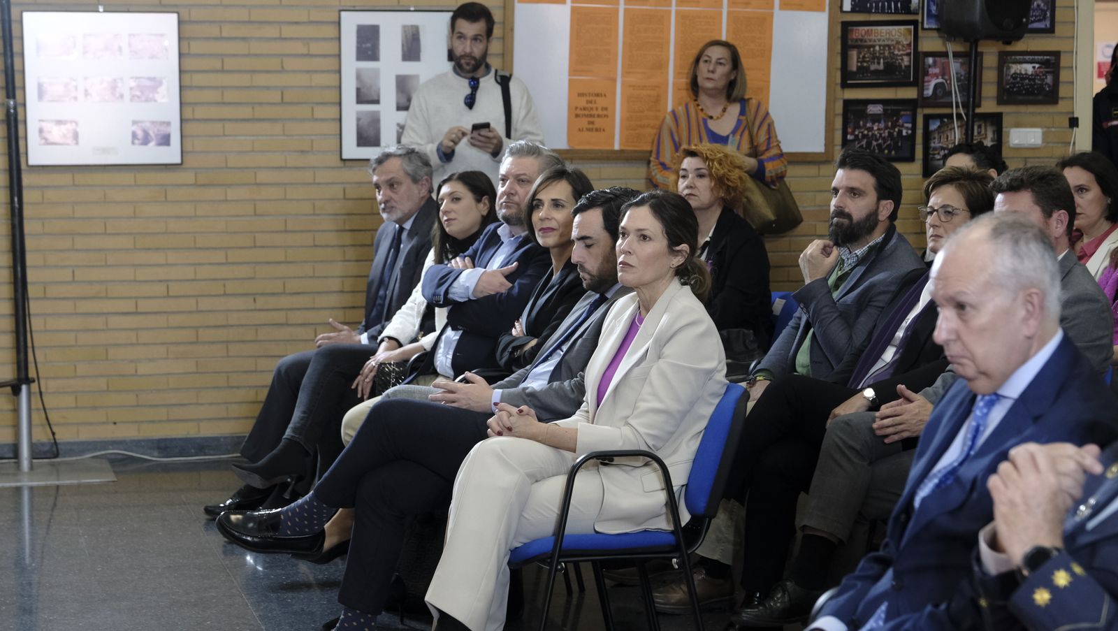 Imágenes del acto del patrón de los bomberos, San Juan de Dios. Almería